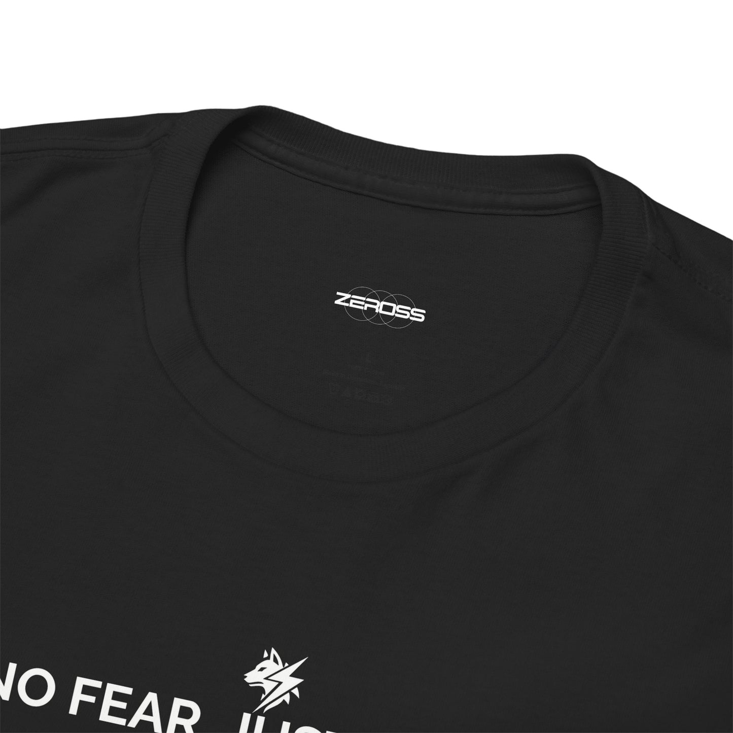No Fear. Just Focus. – Unisex Heavy Cotton Motivational T-Shirt