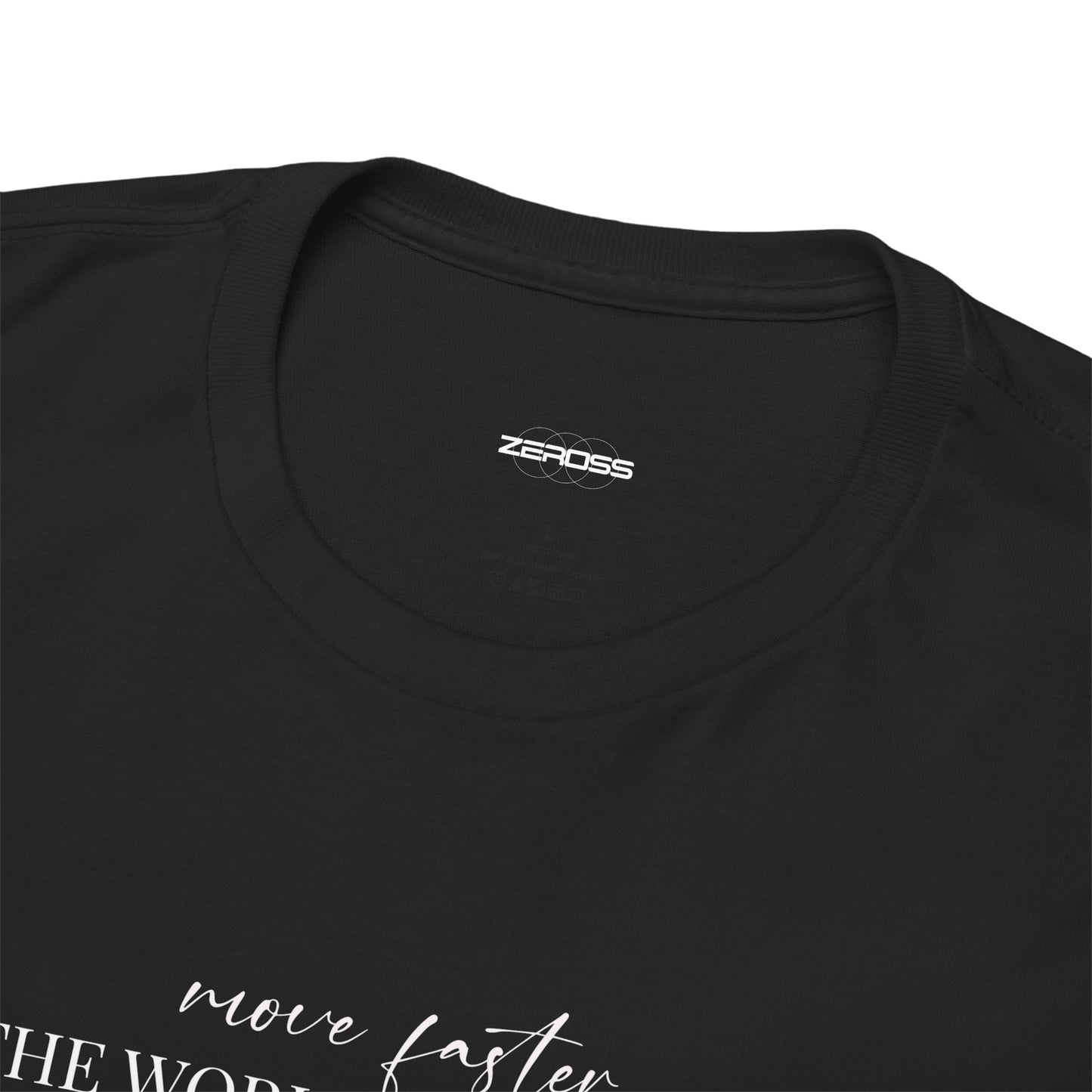 Move Faster – The World Won’t Wait | Unisex Heavy Cotton Motivational T-Shirt