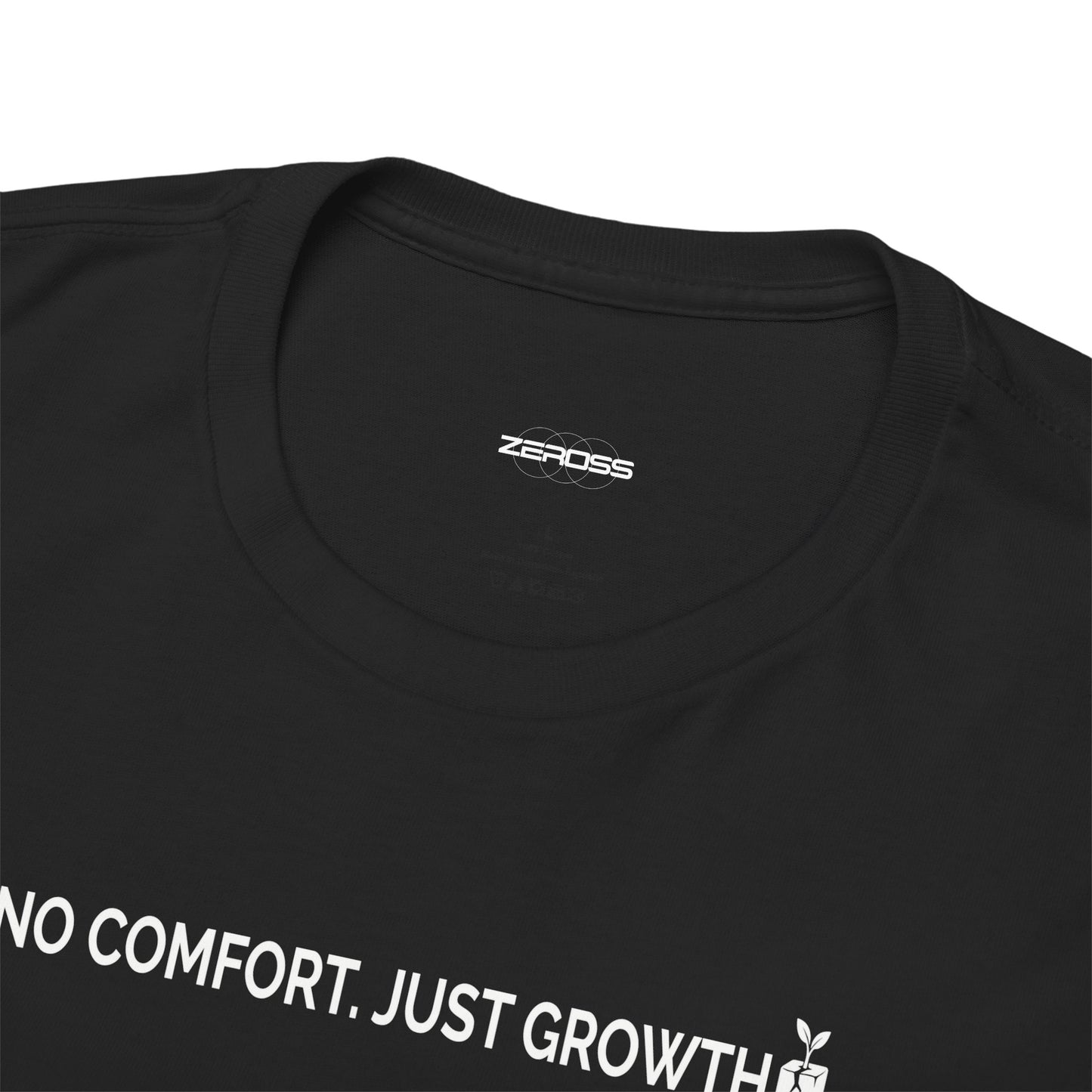 NO COMFORT. JUST GROWTH – Relentless Progress Unisex Heavy Cotton Tee