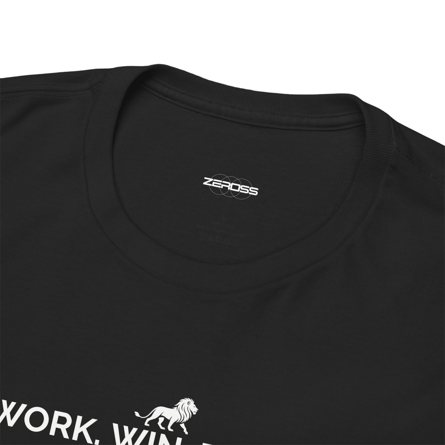 Work. Win. Repeat. Motivational Unisex Heavy Cotton T-Shirt