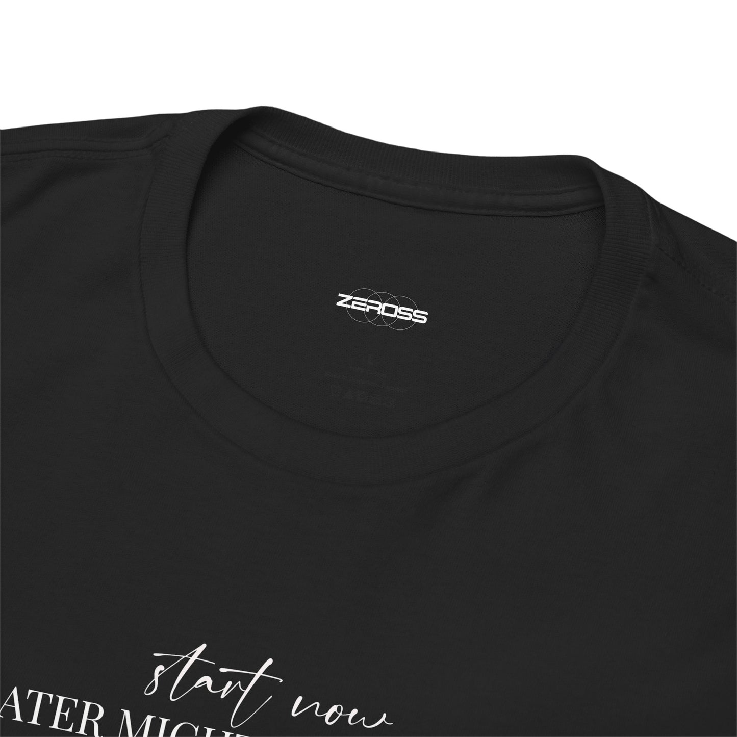 Start Now – Later Might Never Come | Unisex Heavy Cotton Motivational T-Shirt
