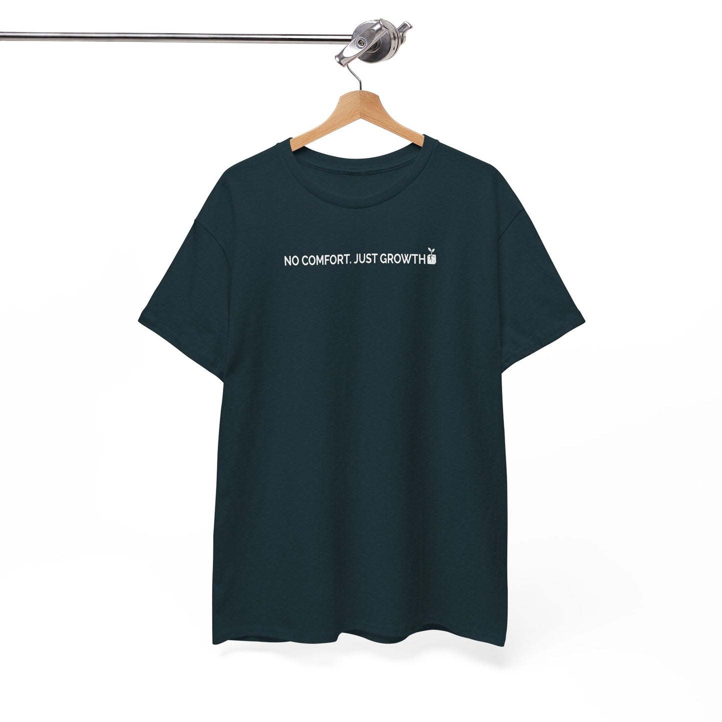 NO COMFORT. JUST GROWTH – Relentless Progress Unisex Heavy Cotton Tee