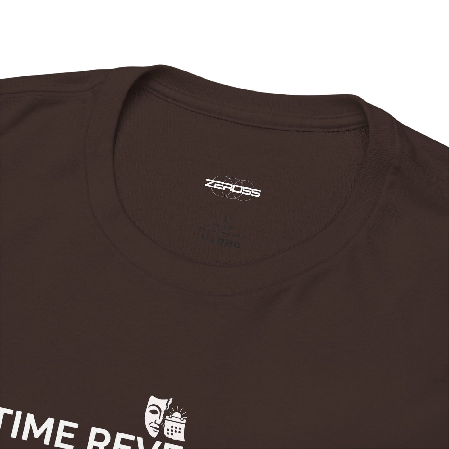 Time Reveals All. Unisex Heavy Cotton Philosophical Statement T-Shirt