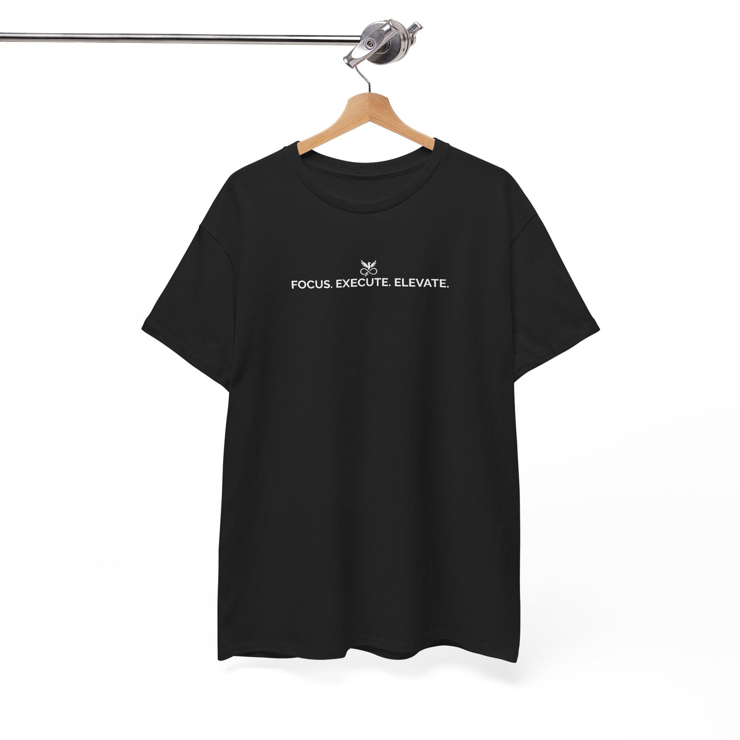 Focus. Execute. Elevate. Unisex Heavy Cotton Success Mindset T-Shirt