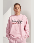 Probably Just Gonna Stumble Some of the Way I’m Tired – Funny Christmas Sweatshirt, Santa Sleigh Unisex Holiday Crewneck