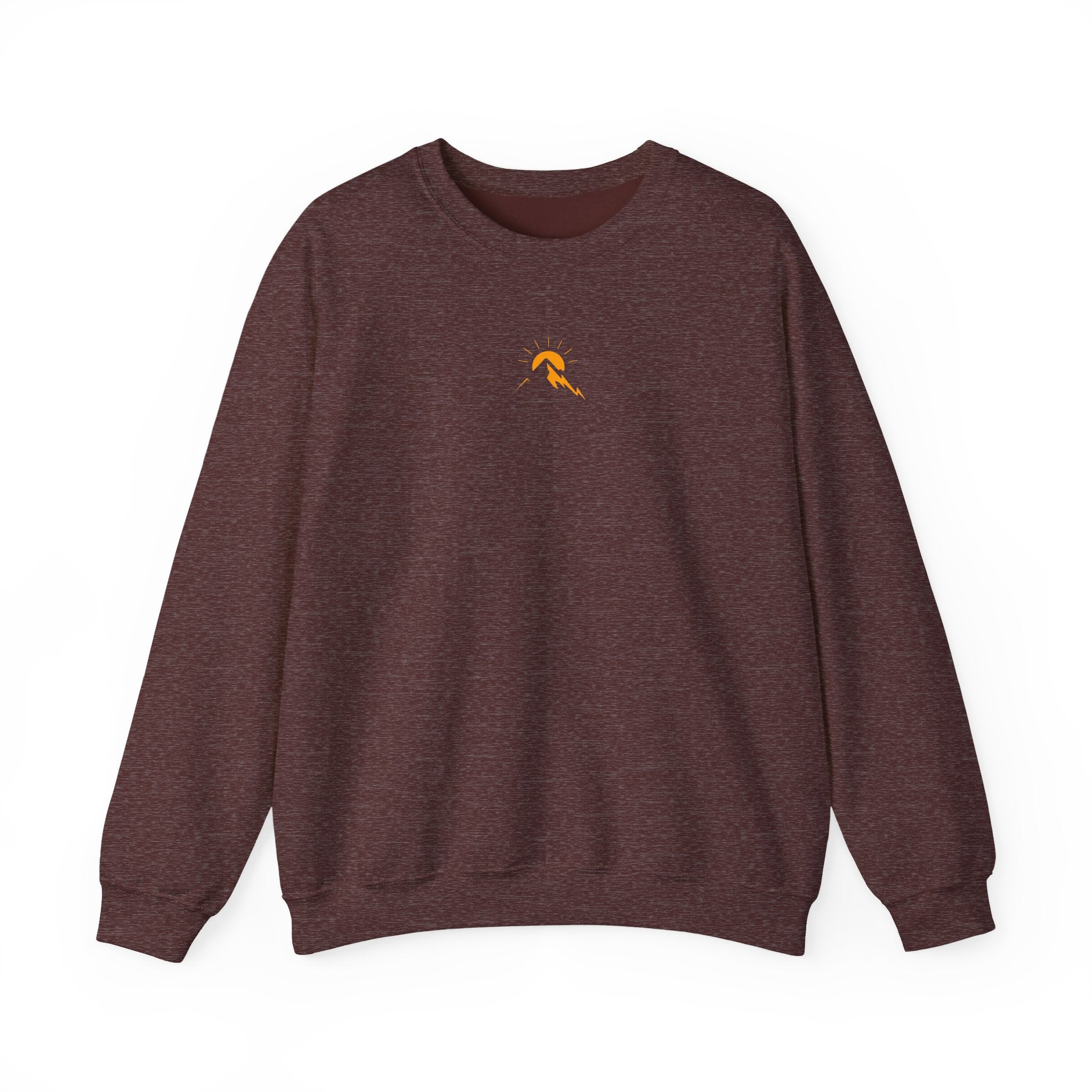 Unisex Sunrise Mountain Minimalist Sweatshirt –Unisex Heavy Crewneck
