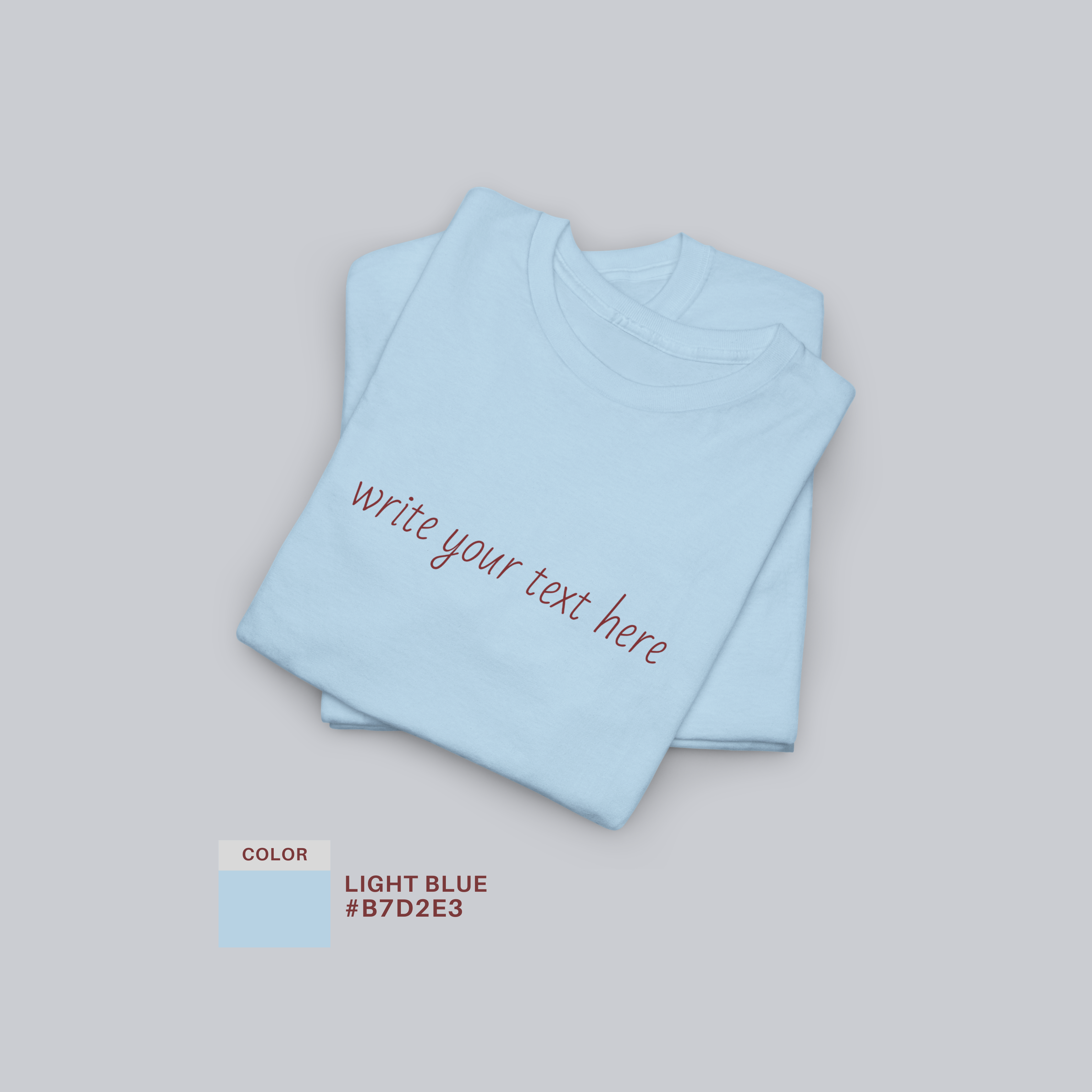 Custom Text T-Shirt, Create & Wear Your Story | Unisex Cotton Tee