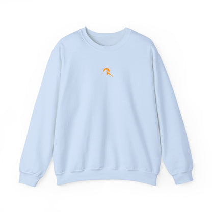 Unisex Sunrise Mountain Minimalist Sweatshirt –Unisex Heavy Crewneck