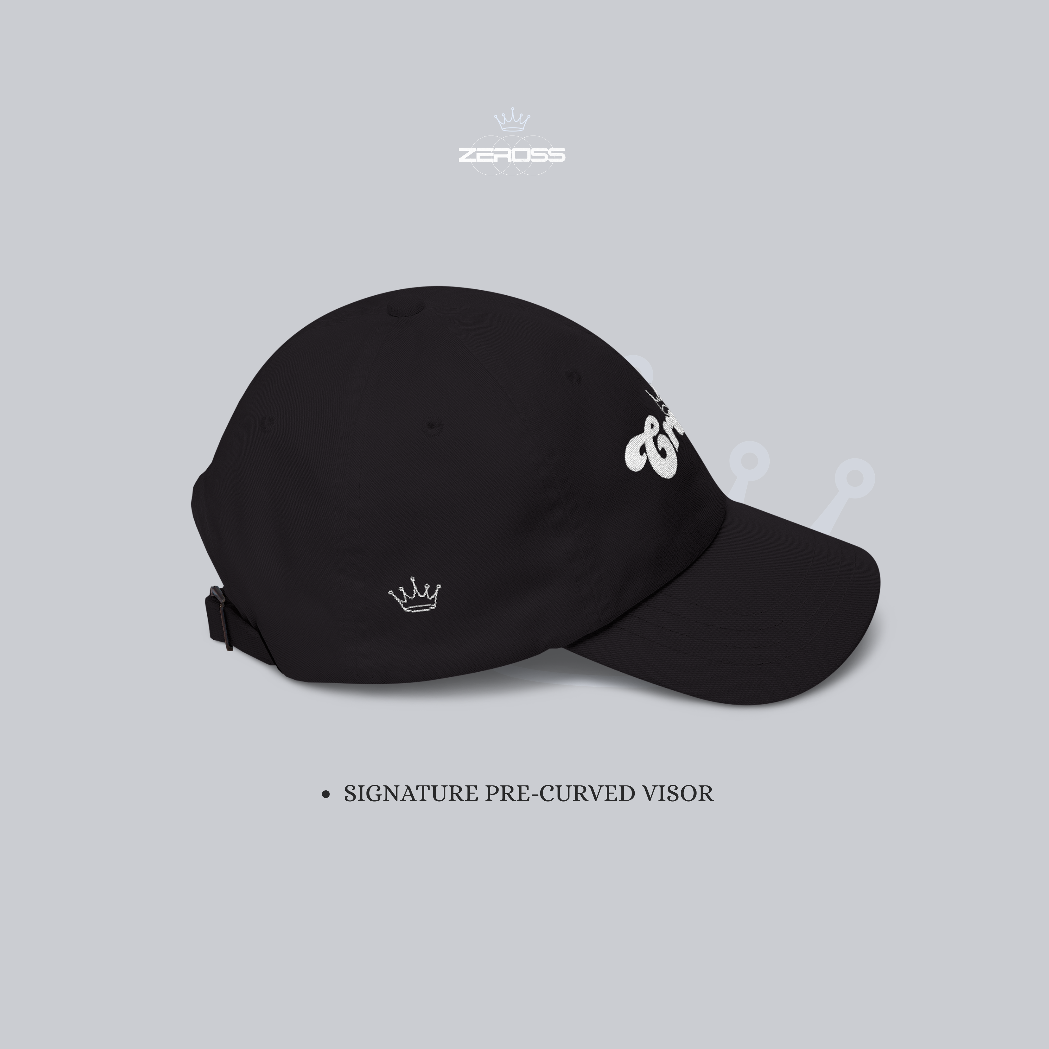 CROWN MODE — Embroidered Classic Dad Cap