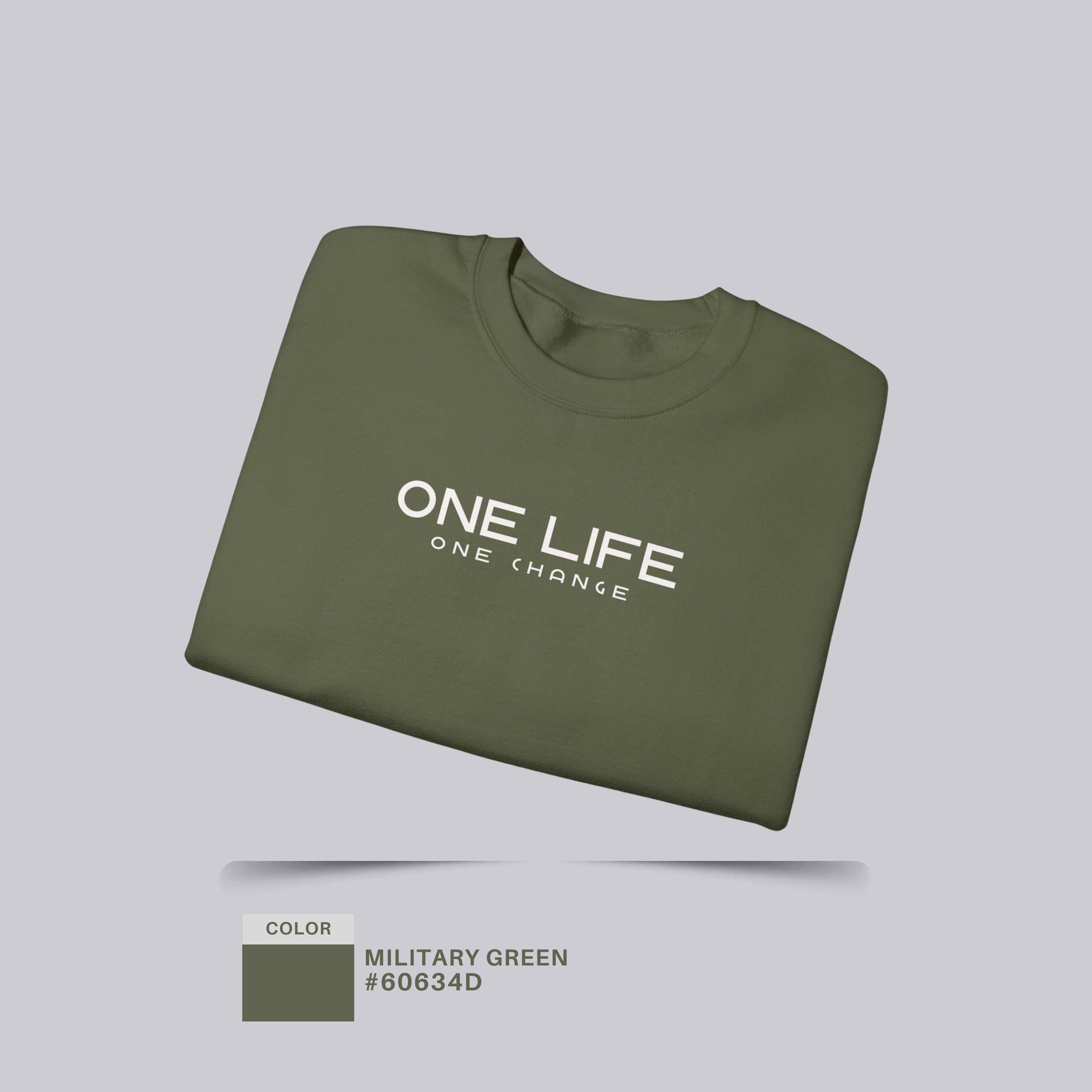 ONE LIFE ONE CHANGE – Unisex Cozy Heavy Blend Pullover