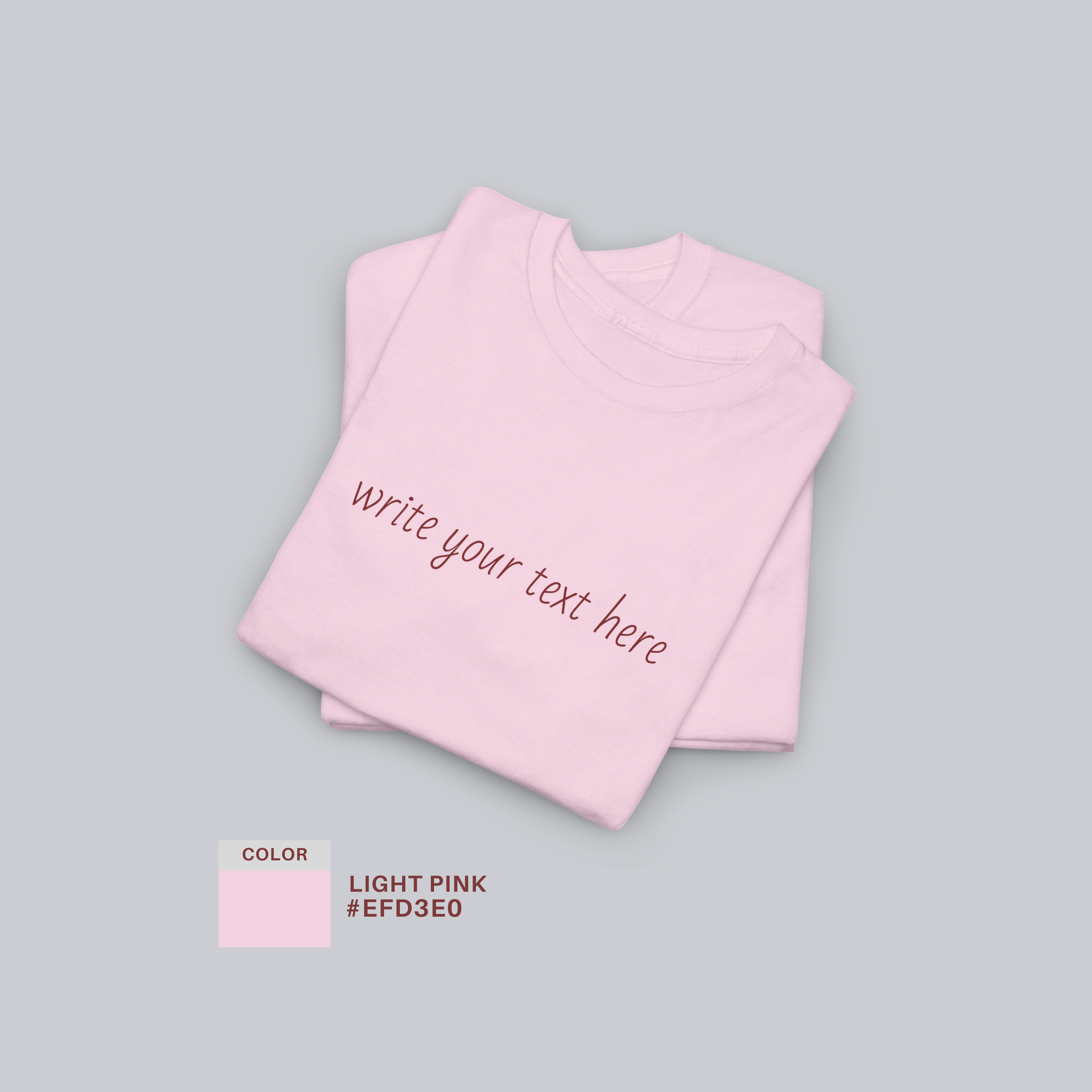 Custom Text T-Shirt, Create & Wear Your Story | Unisex Cotton Tee