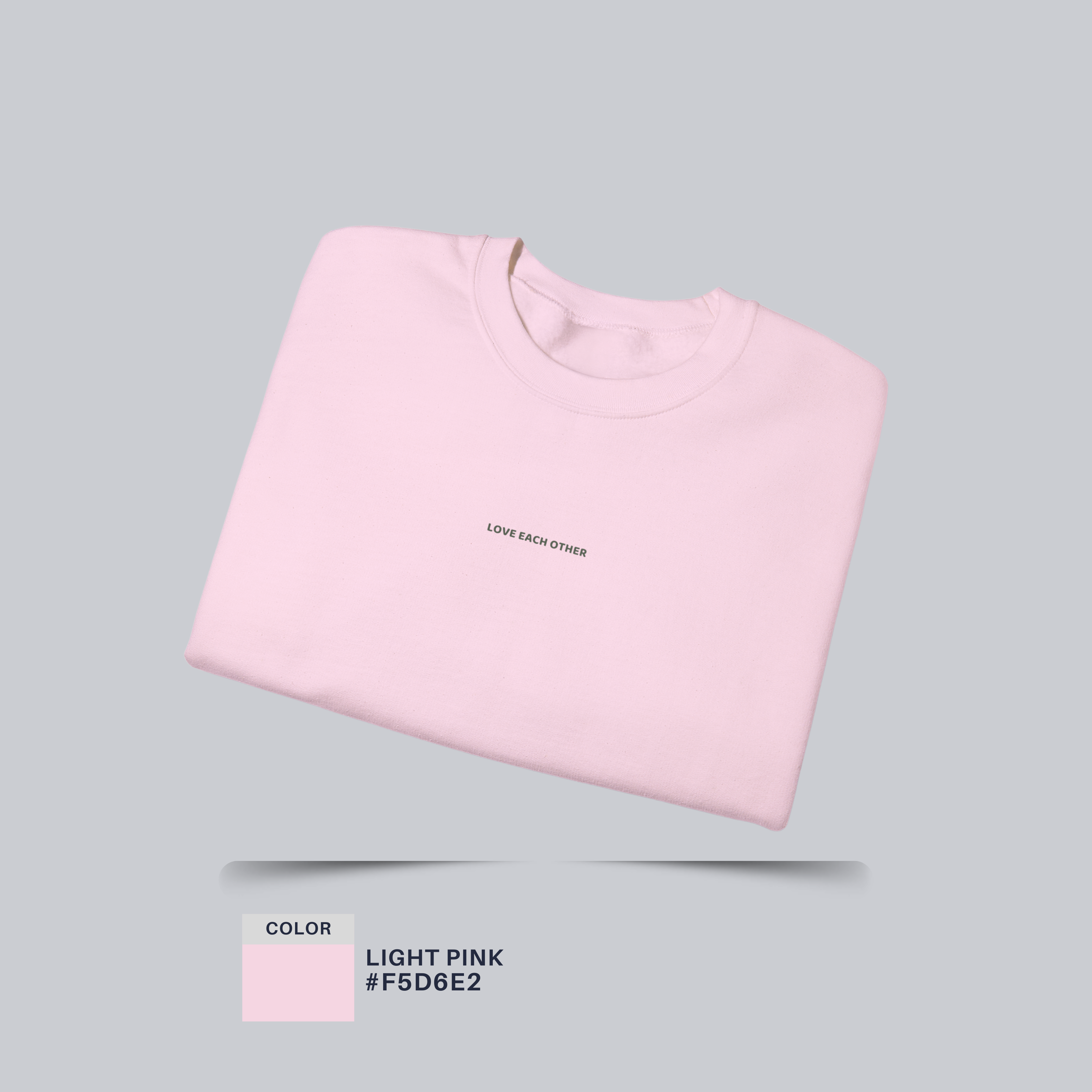 The Only Thing More Powerful Than Hate Is Love — Unisex Crewneck Sweatshirt