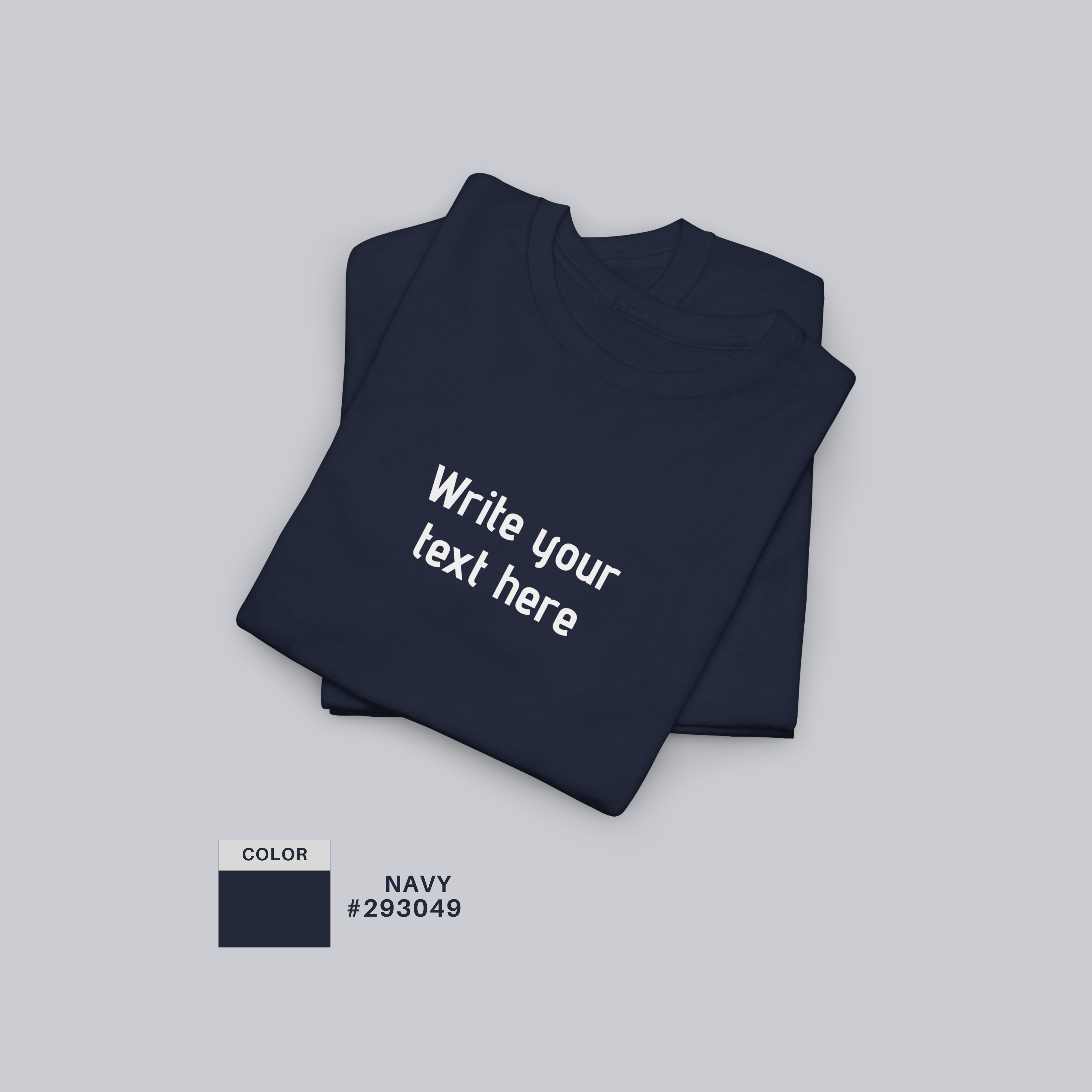 Personalized Custom Text T-Shirt – create your own message, Unisex Cotton Tee