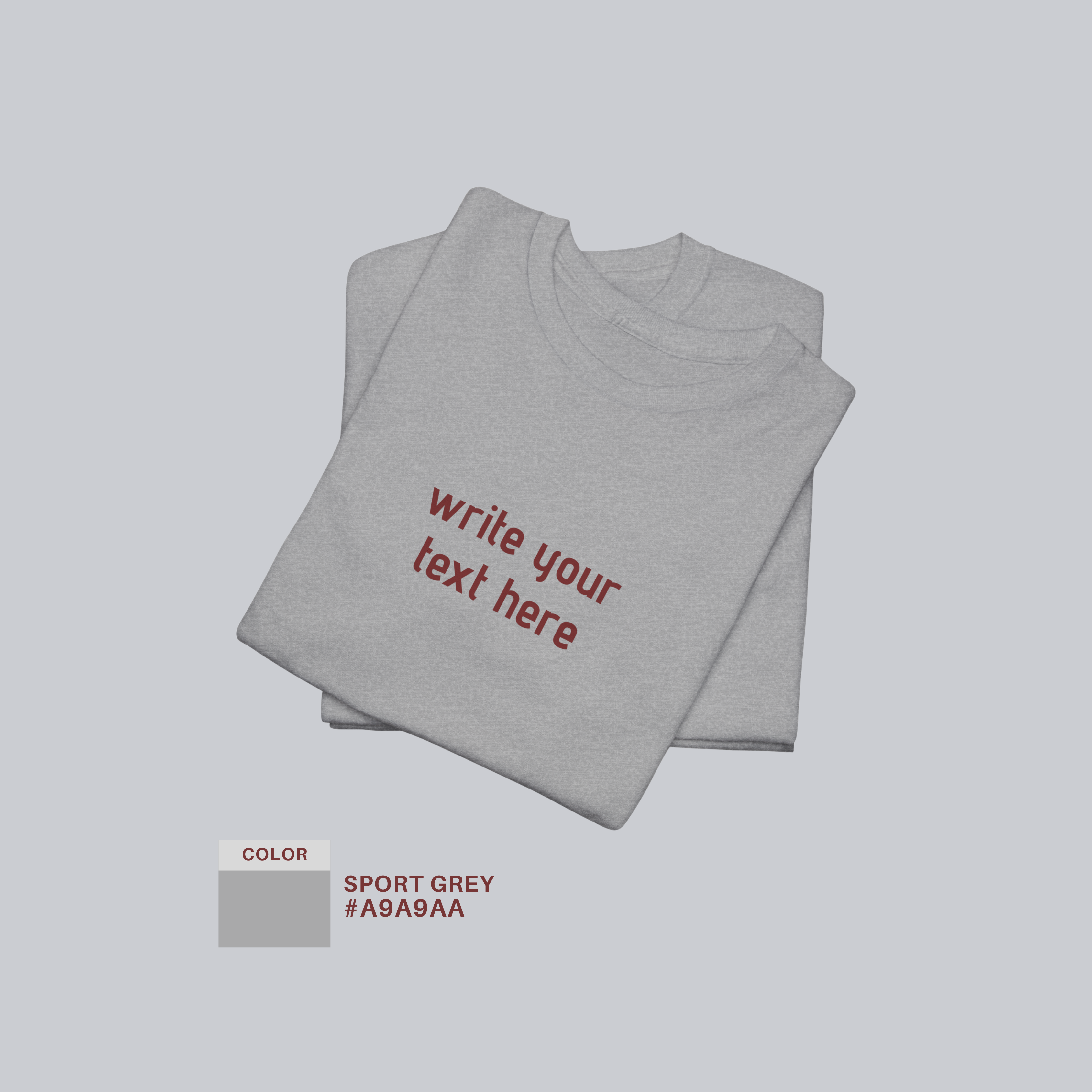 Personalized Custom Text T-Shirt – Create Your Own Message, Unisex Cotton Tee