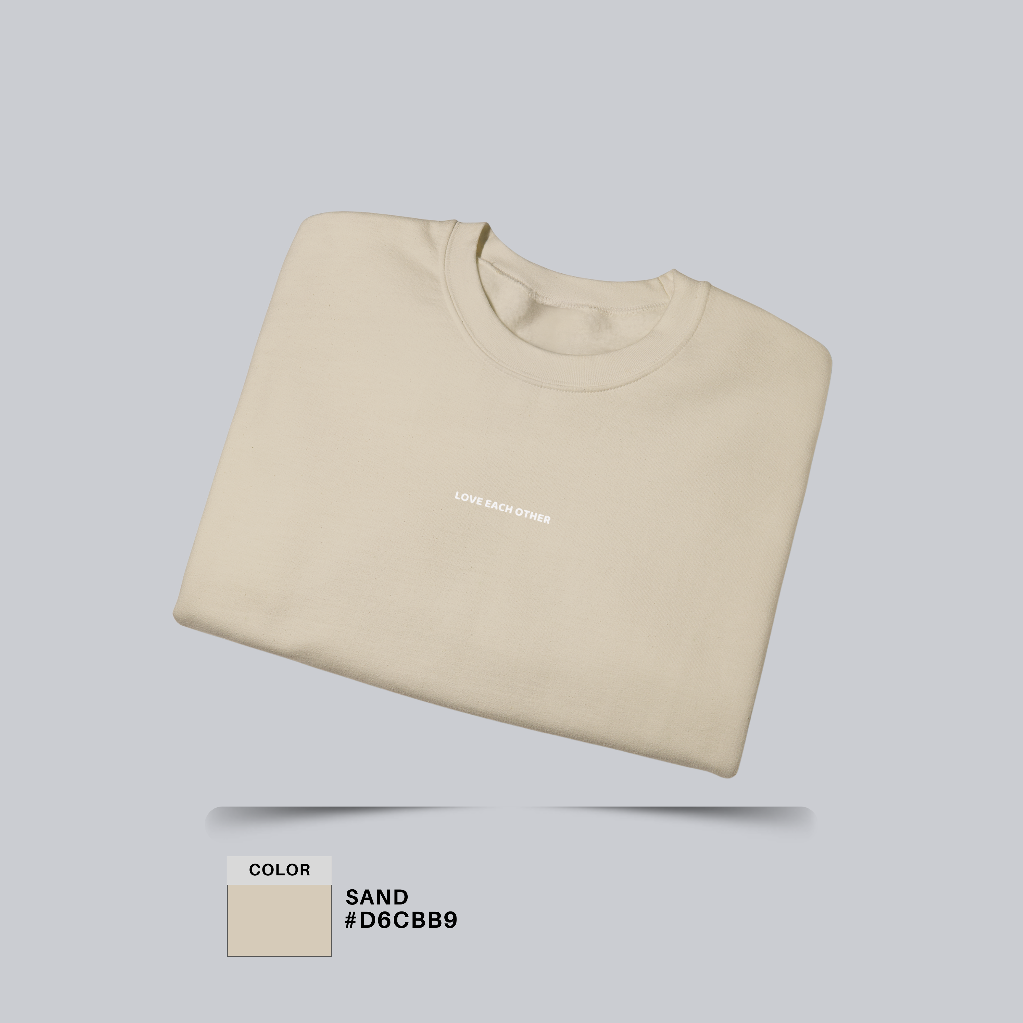 The Only Thing More Powerful Than Hate Is Love — Unisex Crewneck Sweatshirt