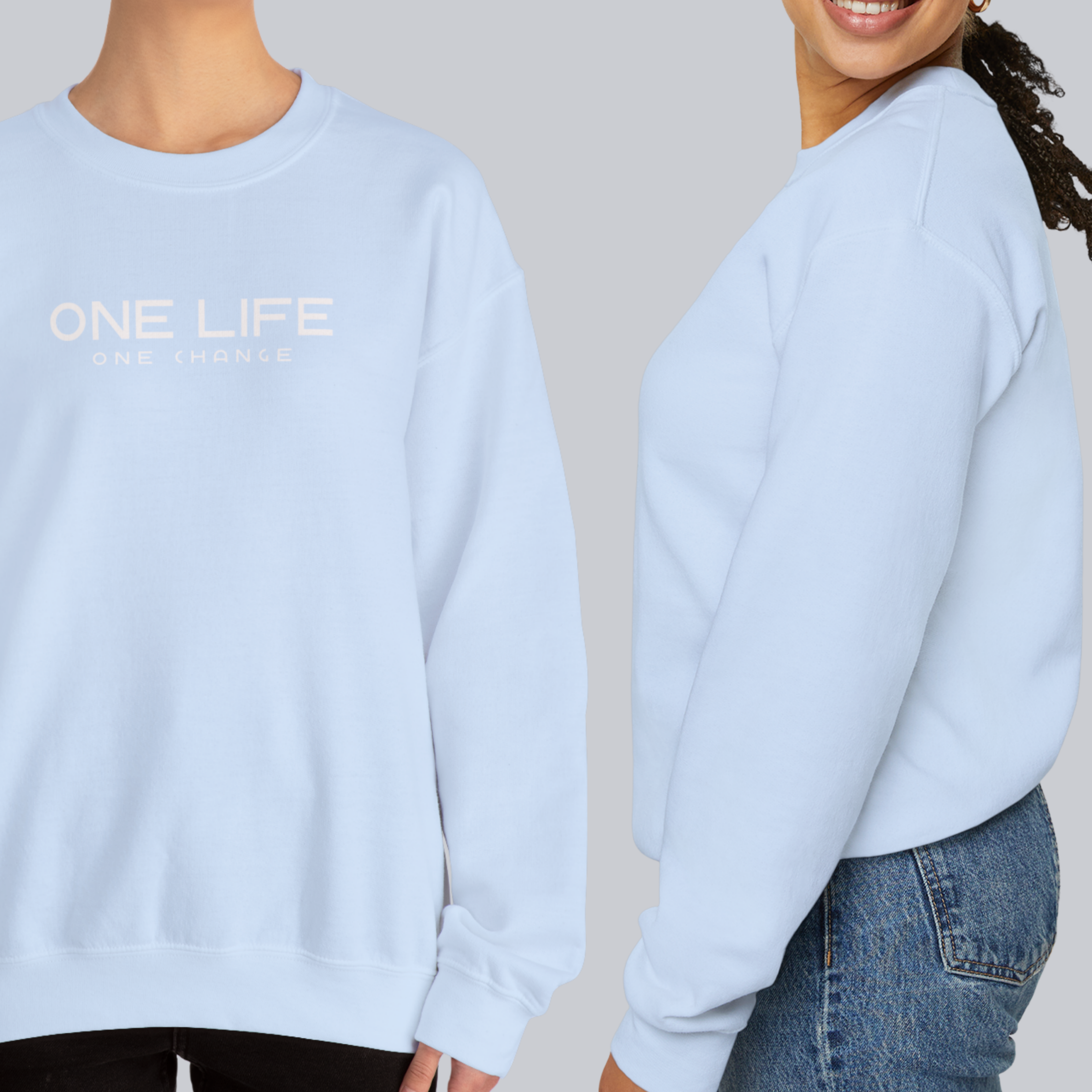 ONE LIFE ONE CHANGE – Unisex Cozy Heavy Blend Pullover
