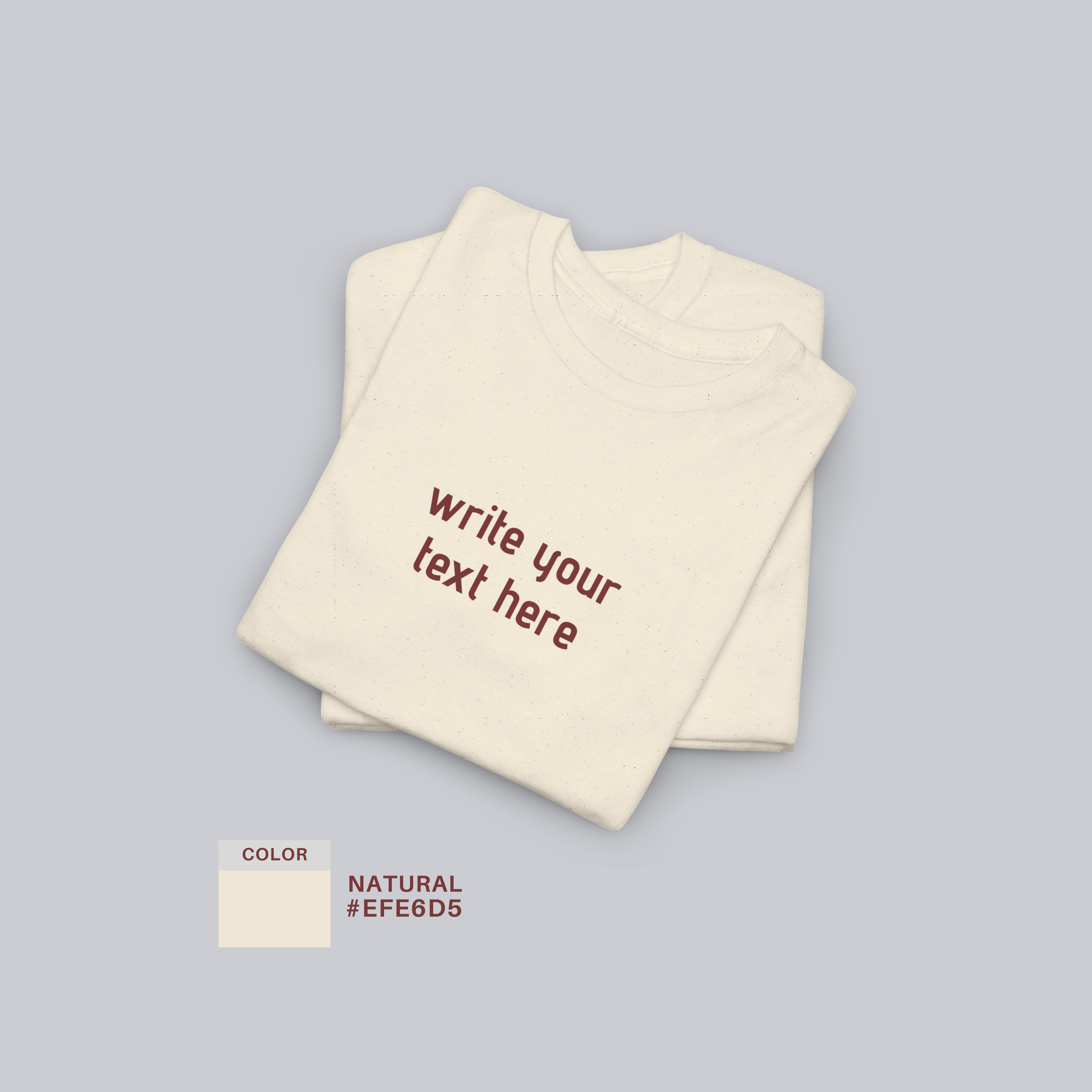 Personalized Custom Text T-Shirt – Create Your Own Message, Unisex Cotton Tee