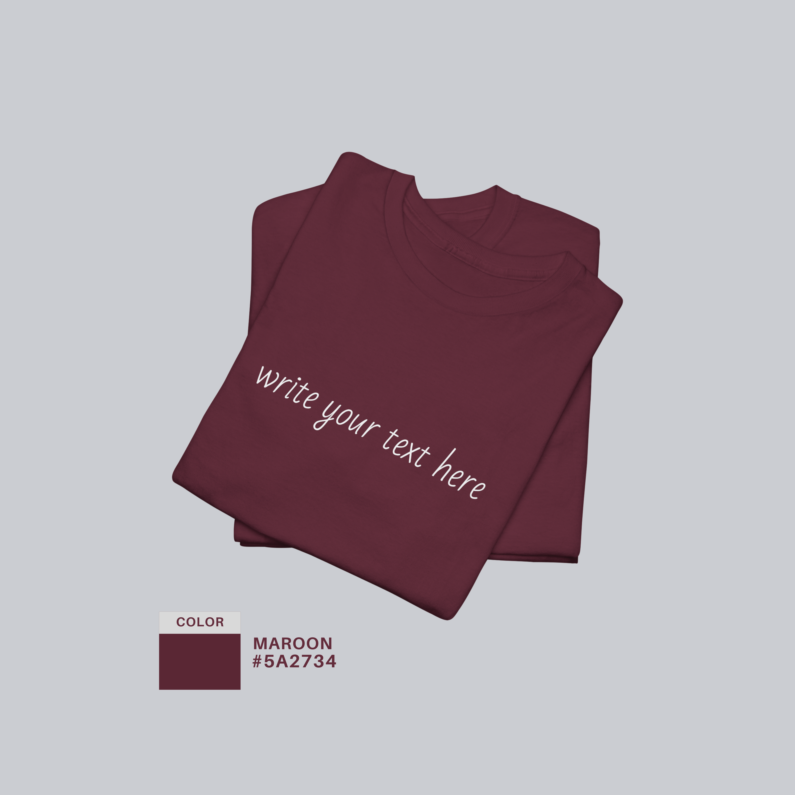 Personalized Custom Text T-Shirt – Wear Your Story | Unisex Cotton Tee