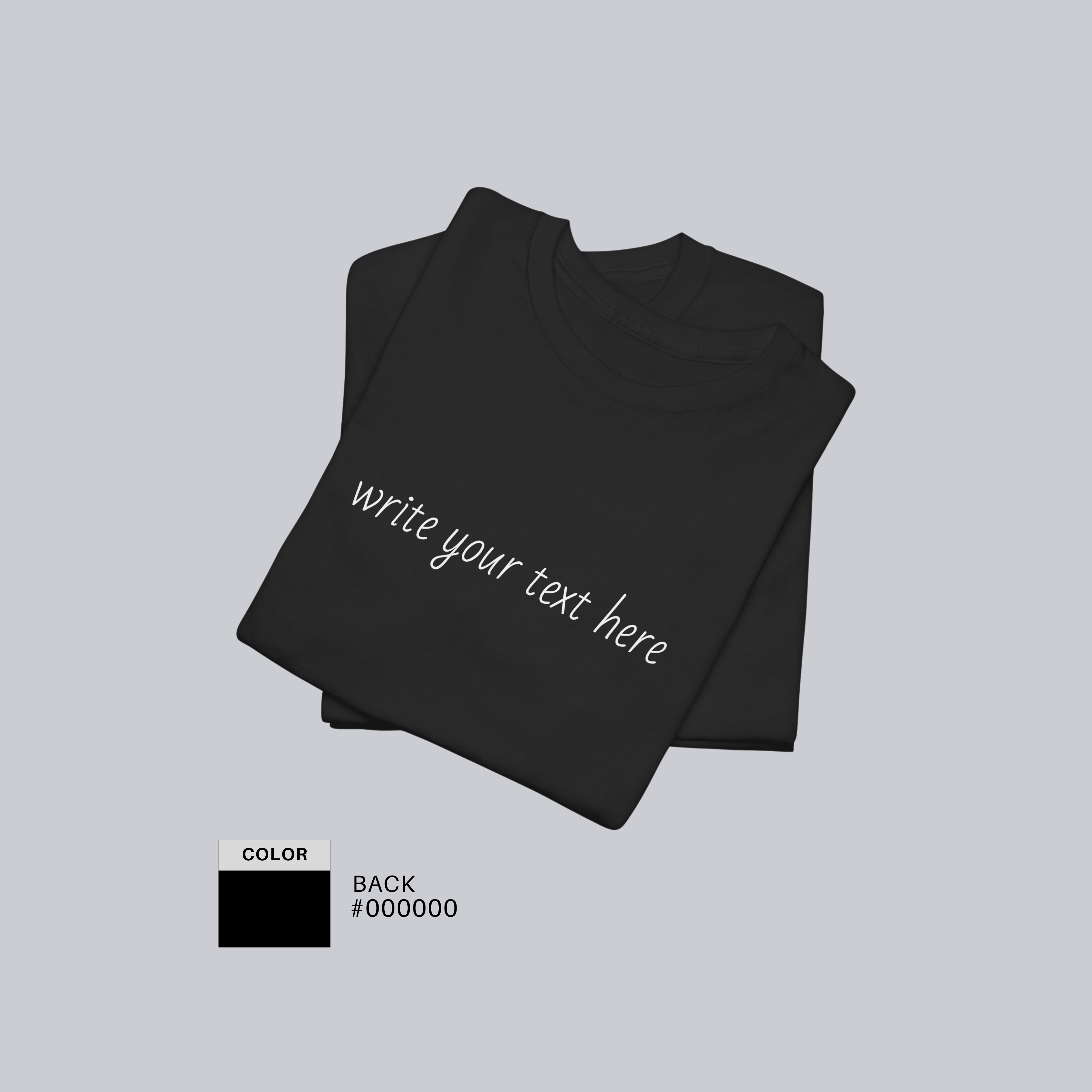 Personalized Custom Text T-Shirt – Wear Your Story | Unisex Cotton Tee