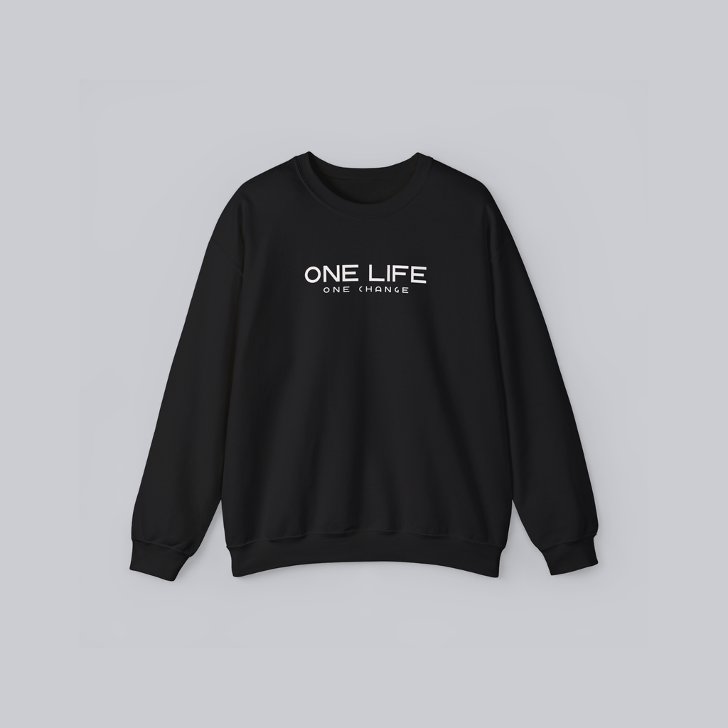 ONE LIFE ONE CHANGE – Unisex Cozy Heavy Blend Pullover