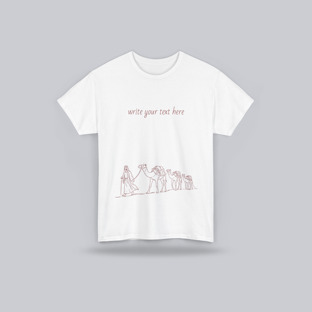 Custom Text T-Shirt, Create & Wear Your Story | Unisex Cotton Tee
