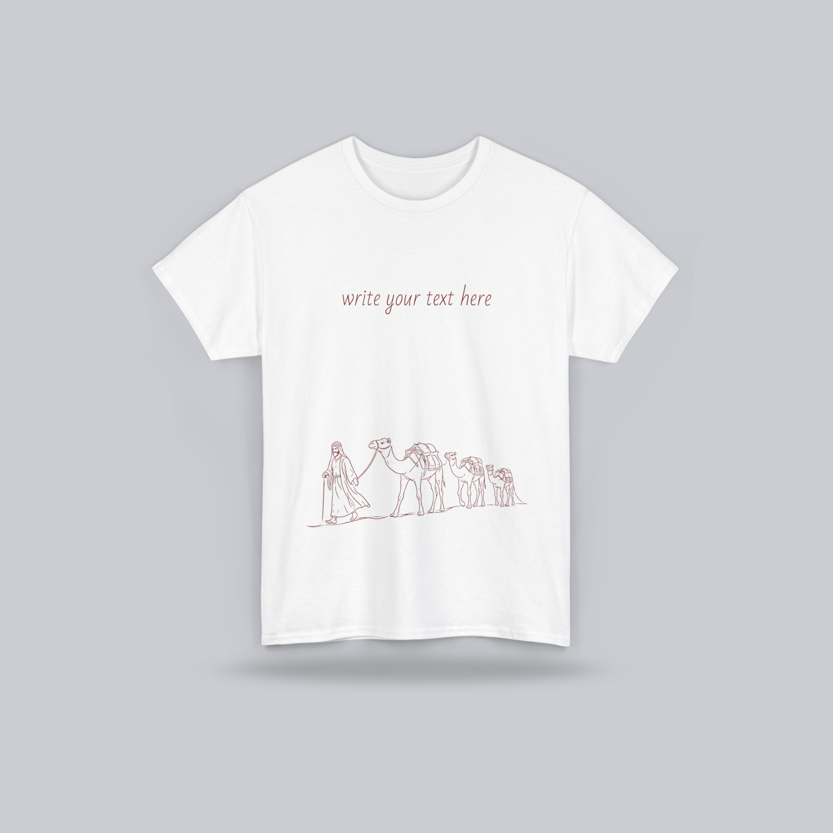 Custom Text T-Shirt, Create & Wear Your Story | Unisex Cotton Tee