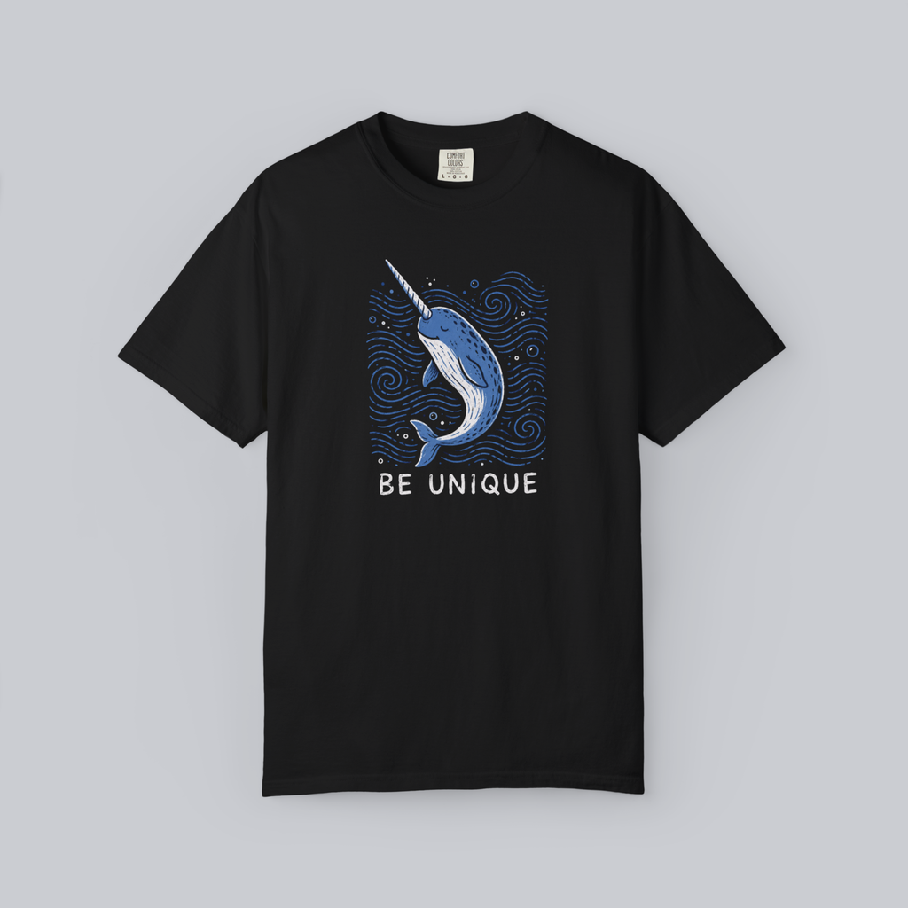 Be Unique Narwhal Unisex Tee