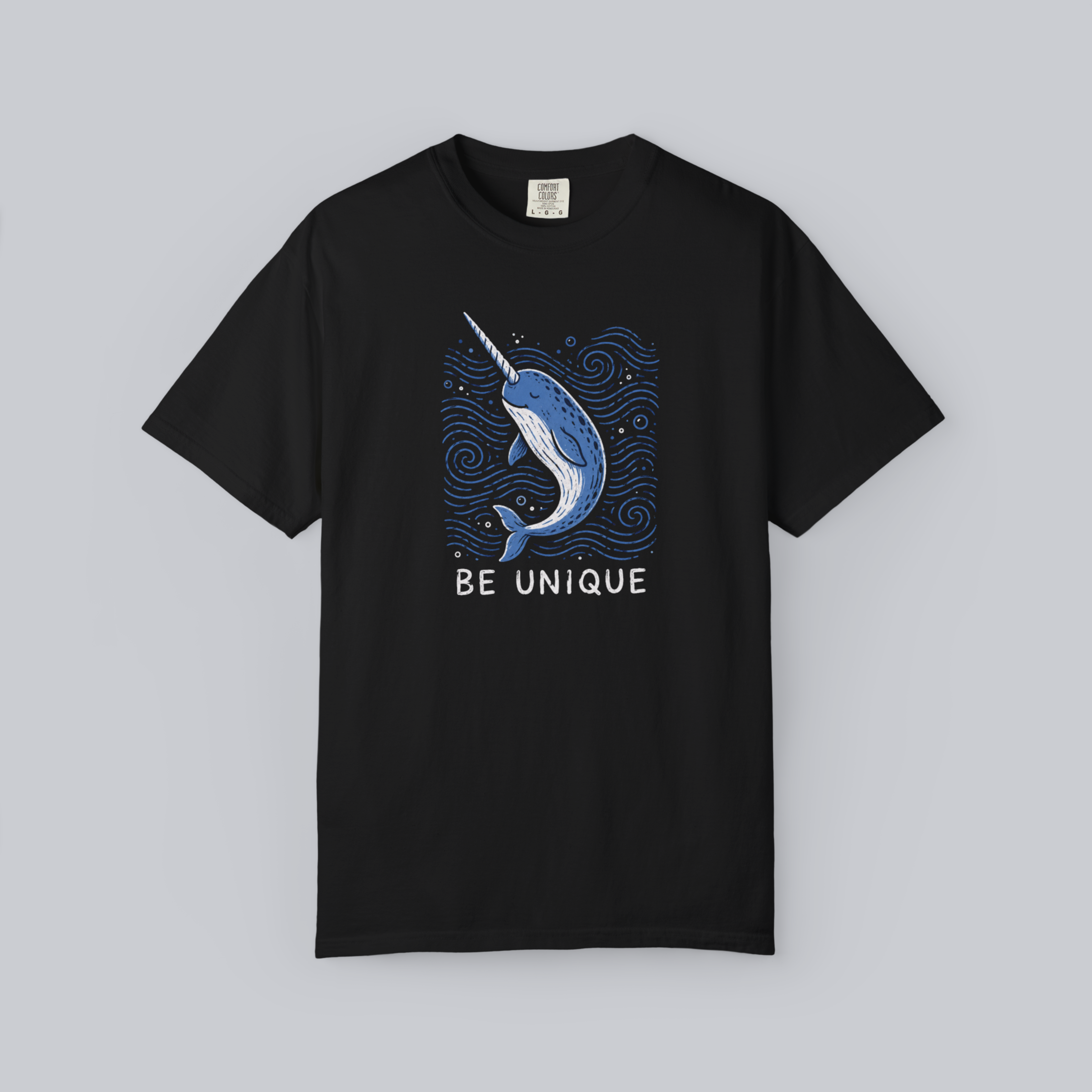 Be Unique Narwhal Unisex Tee