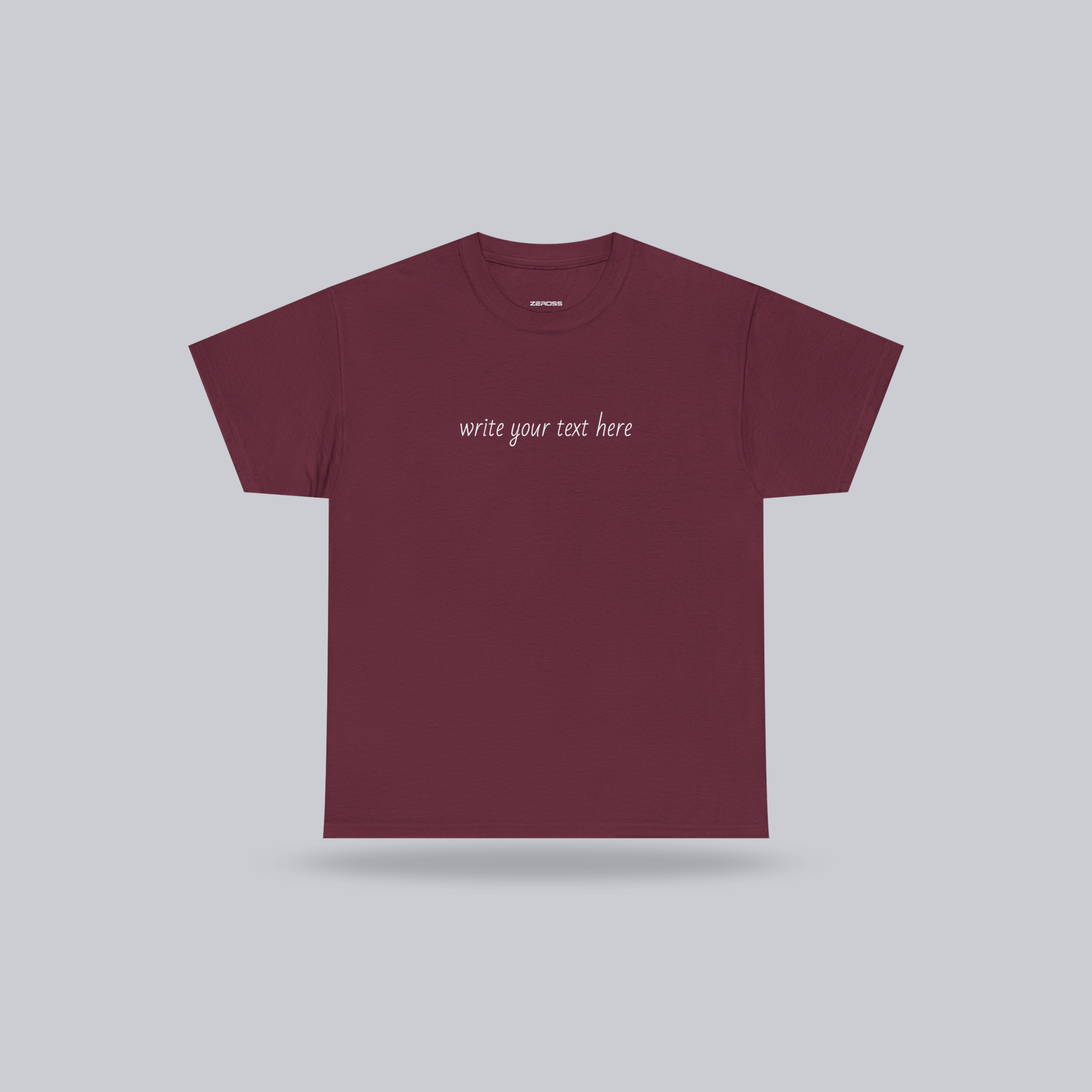 Personalized Custom Text T-Shirt – Wear Your Story | Unisex Cotton Tee