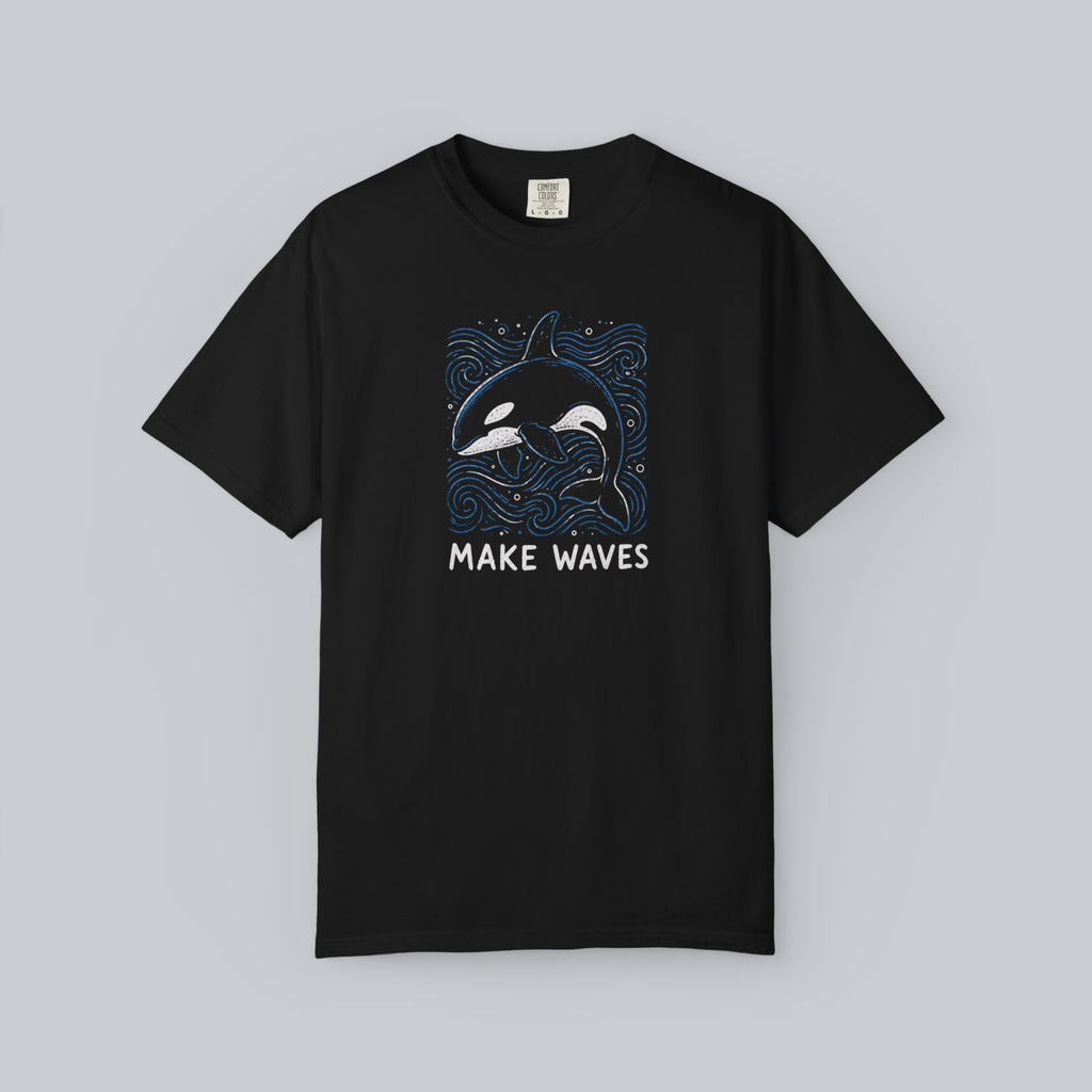Make Waves Orca Unisex Tee