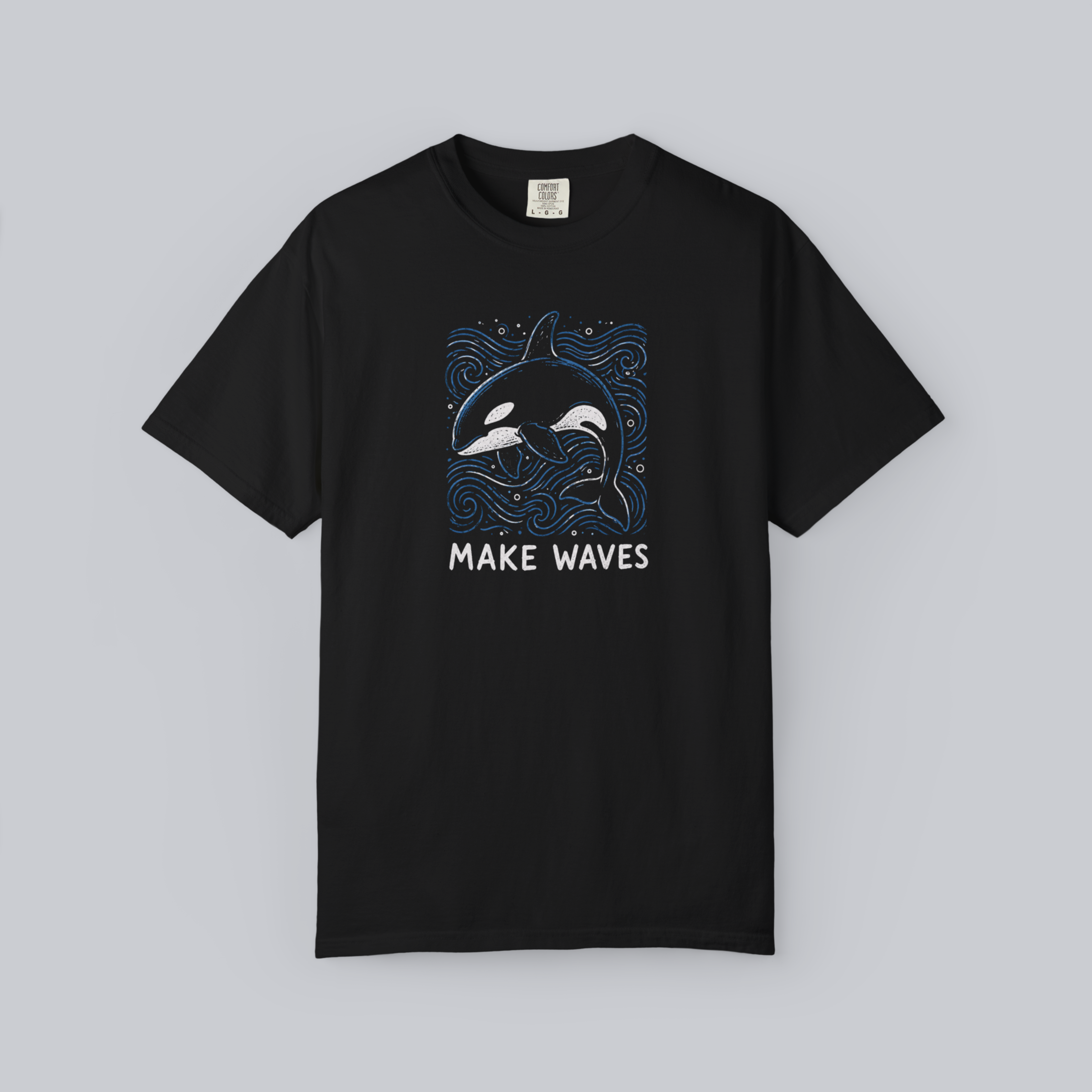 Make Waves Orca Unisex Tee