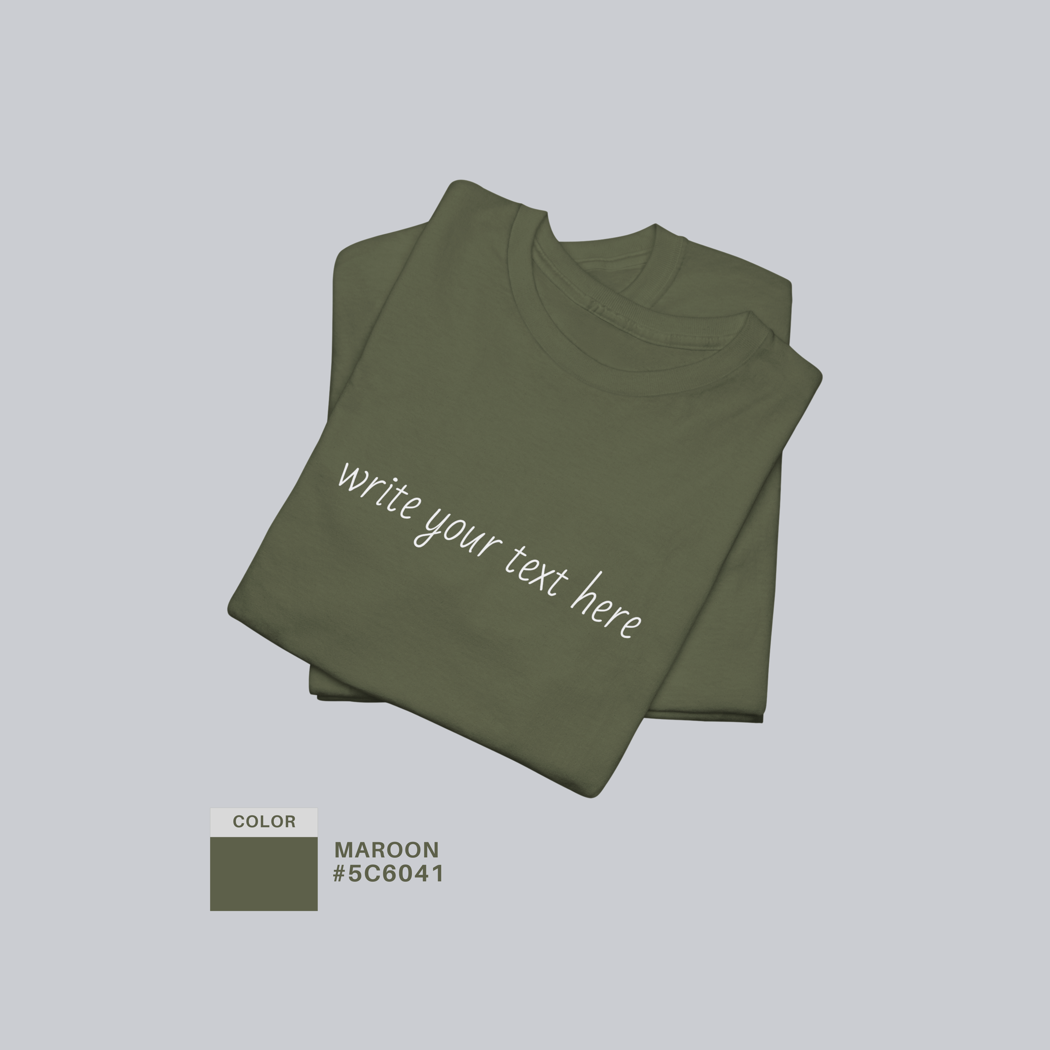Personalized Custom Text T-Shirt – Wear Your Story | Unisex Cotton Tee