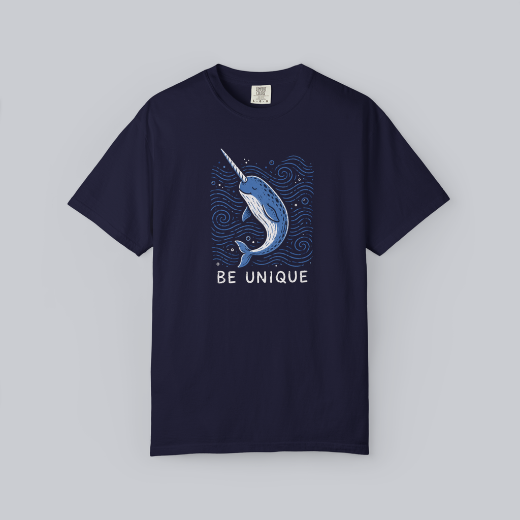 Be Unique Narwhal Unisex Tee