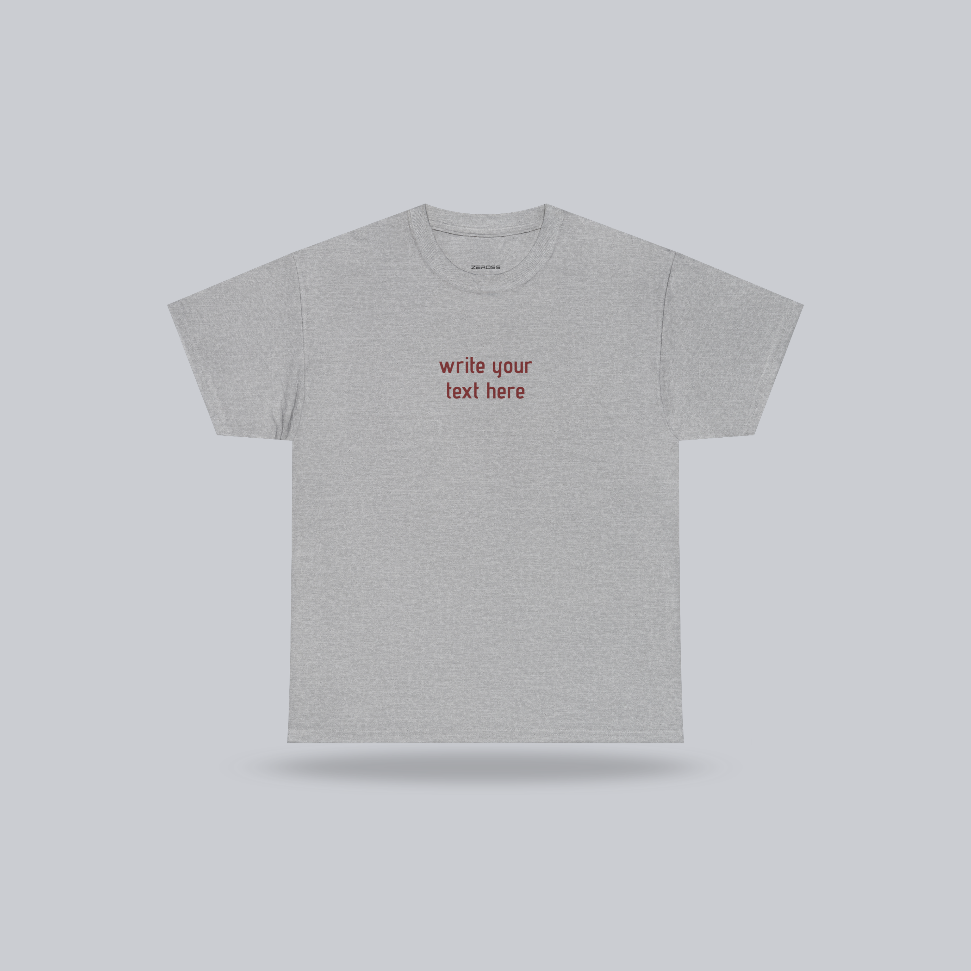 Personalized Custom Text T-Shirt – Create Your Own Message, Unisex Cotton Tee