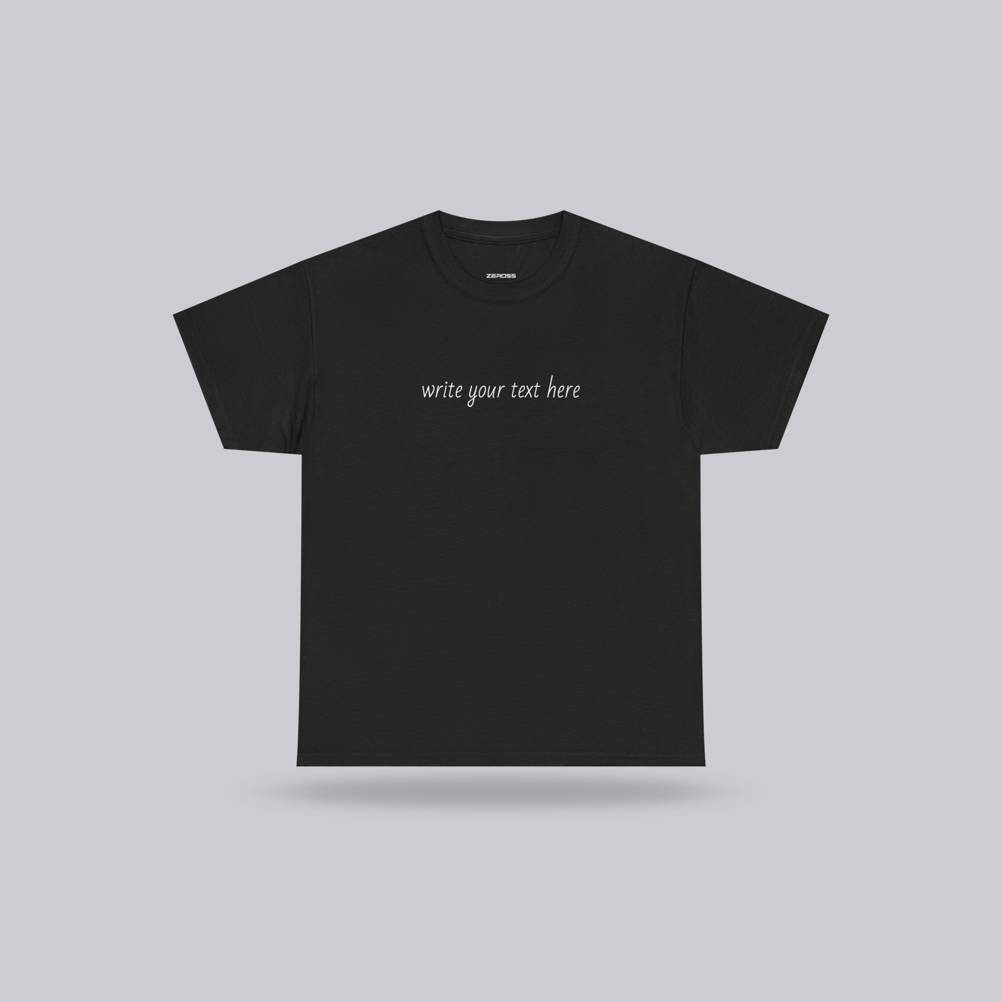 Personalized Custom Text T-Shirt – Wear Your Story | Unisex Cotton Tee