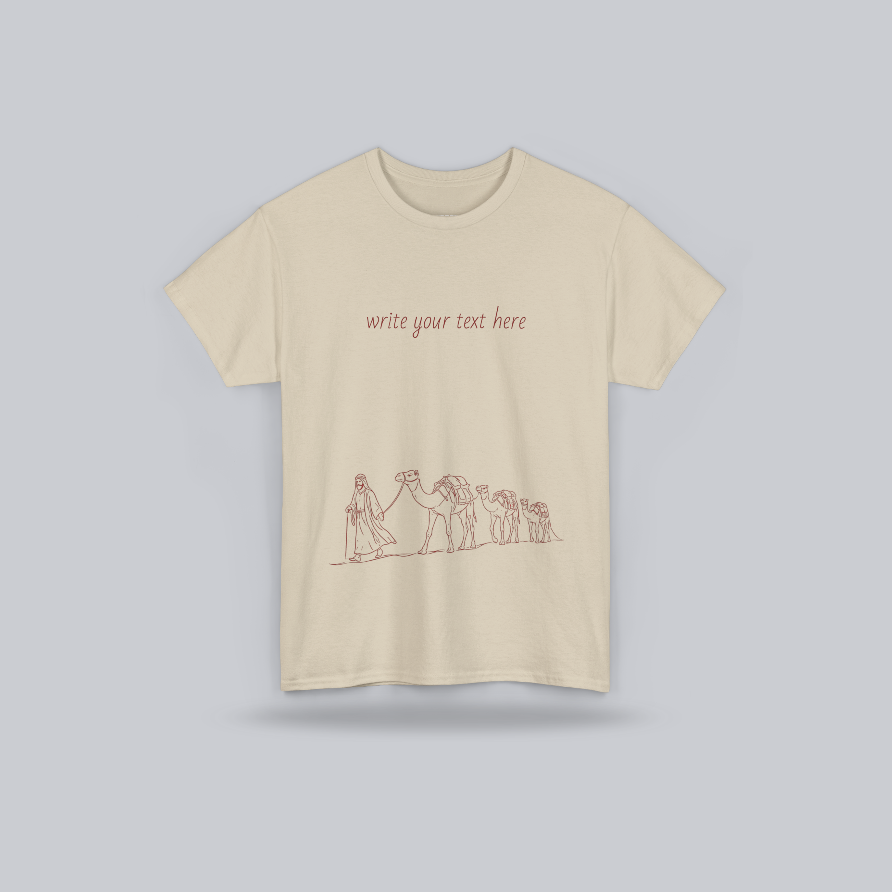 Custom Text T-Shirt, Create & Wear Your Story | Unisex Cotton Tee