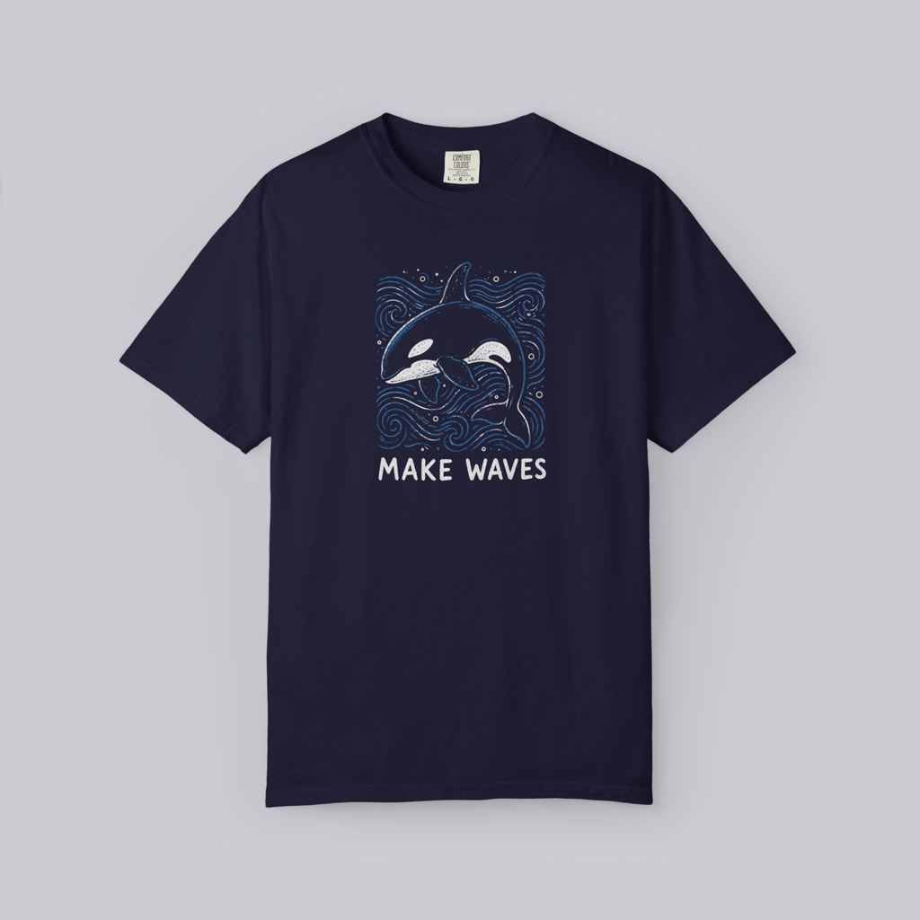 Make Waves Orca Unisex Tee