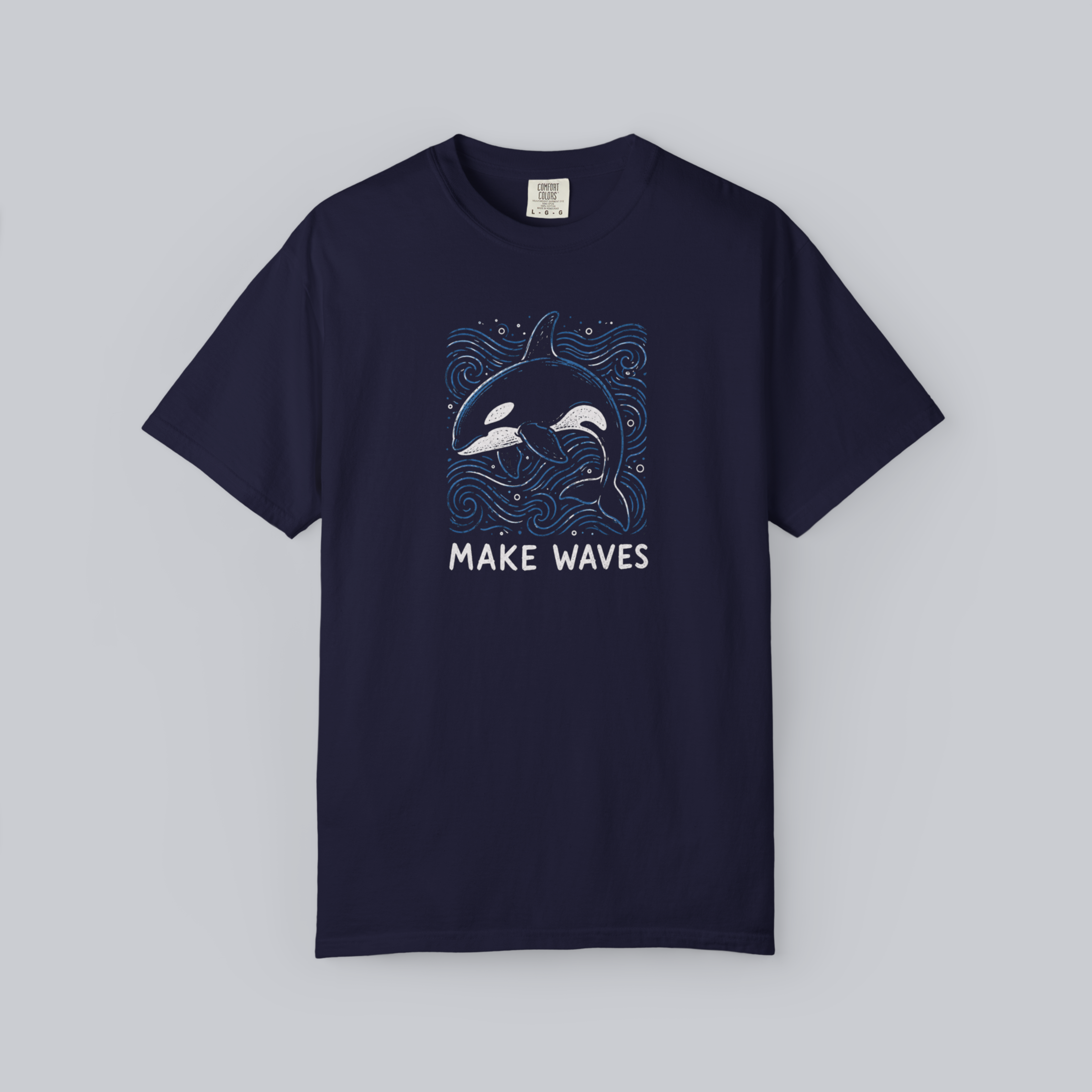 Make Waves Orca Unisex Tee