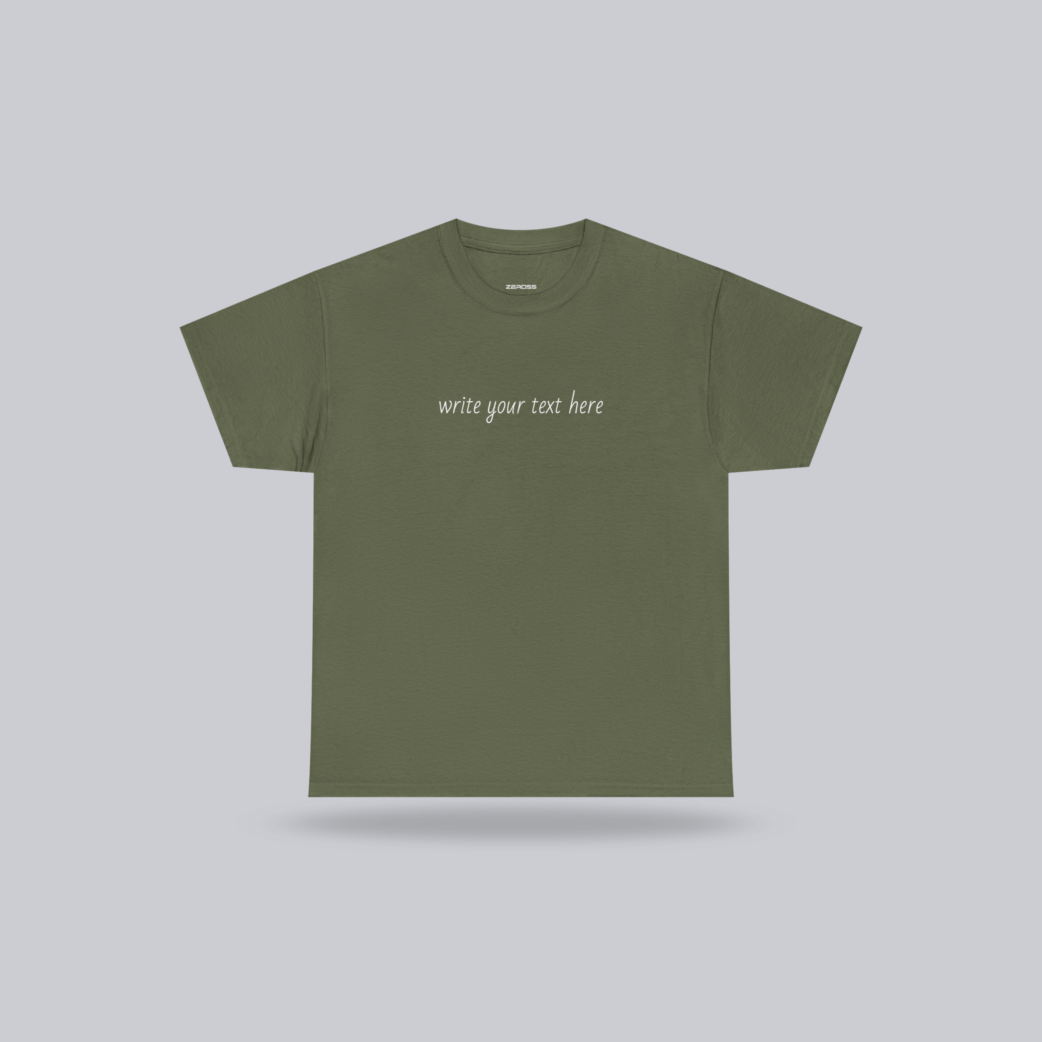 Personalized Custom Text T-Shirt – Wear Your Story | Unisex Cotton Tee