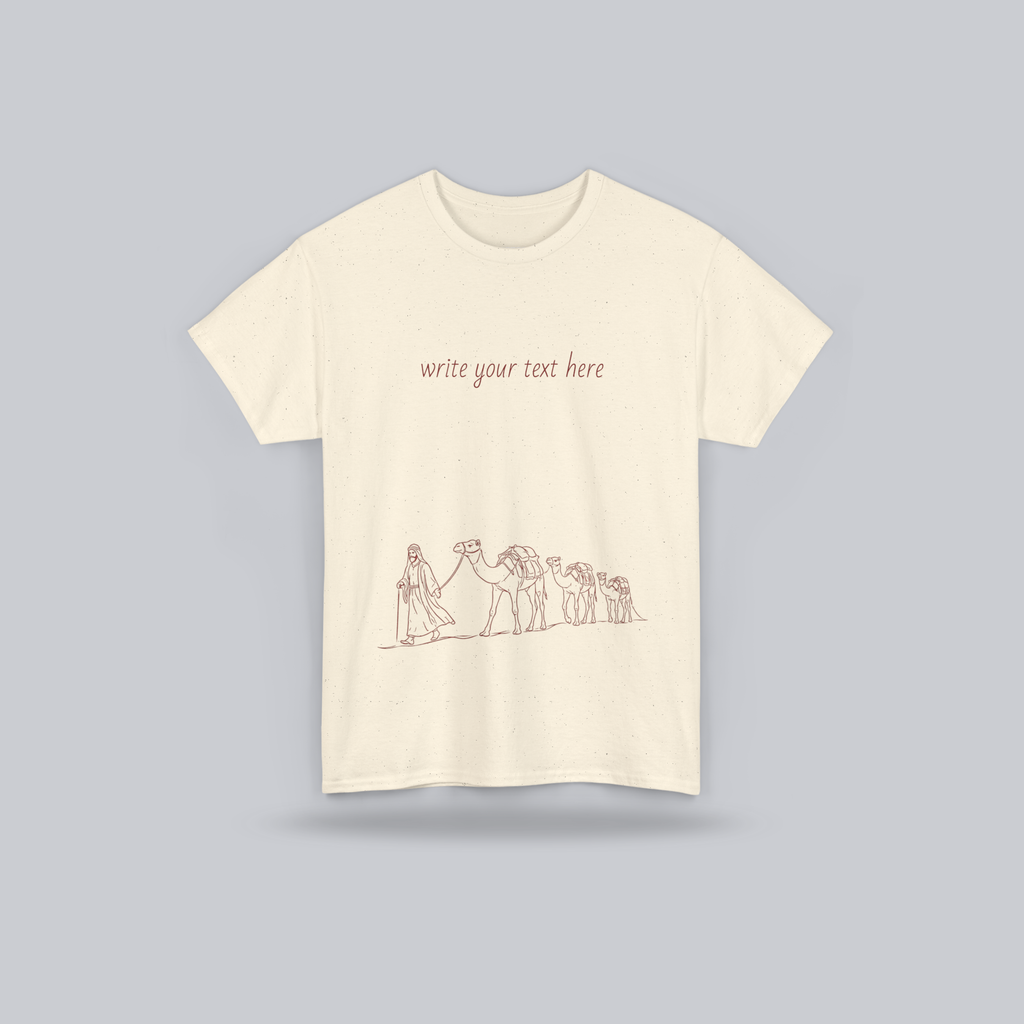 Custom Text T-Shirt, Create & Wear Your Story | Unisex Cotton Tee