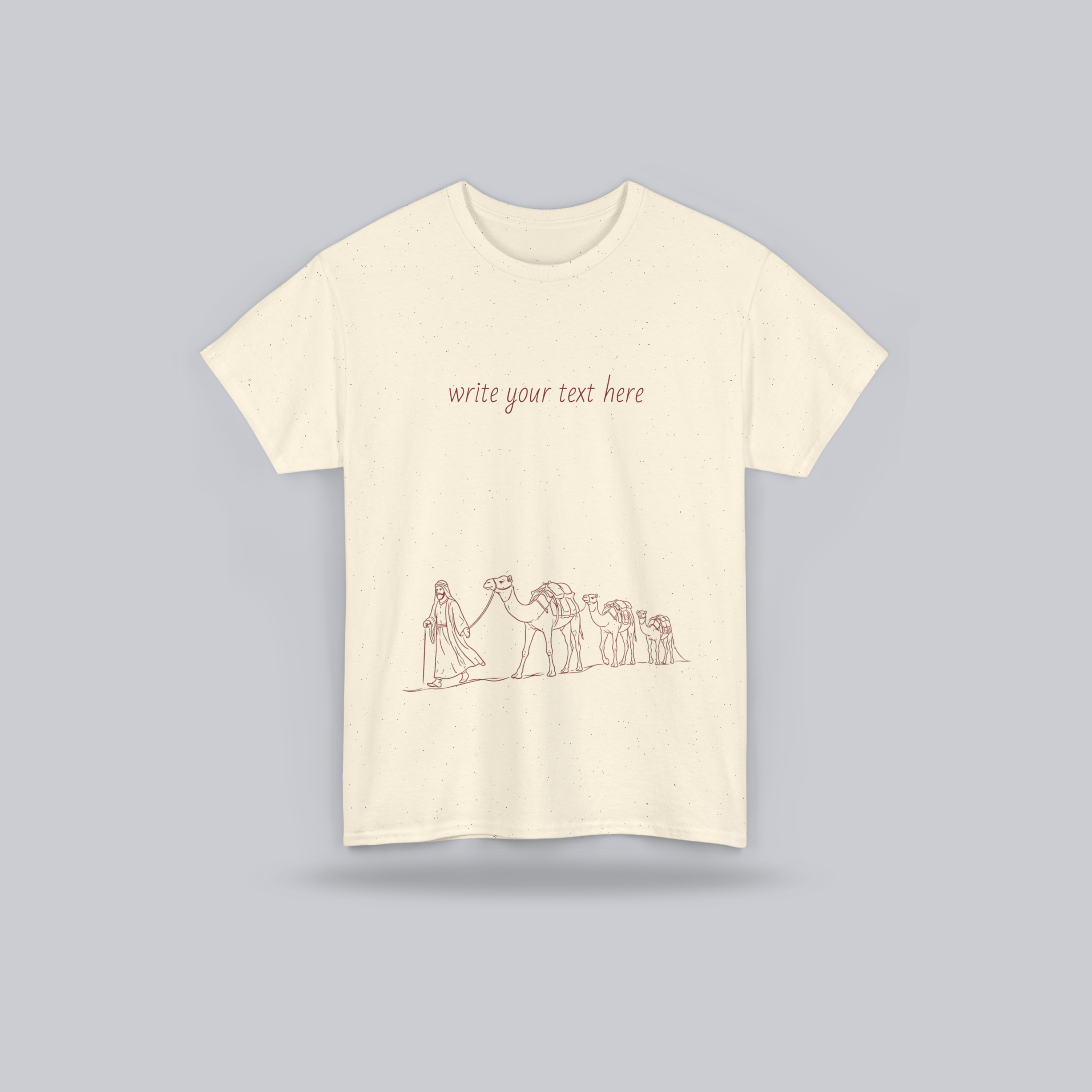 Custom Text T-Shirt, Create & Wear Your Story | Unisex Cotton Tee