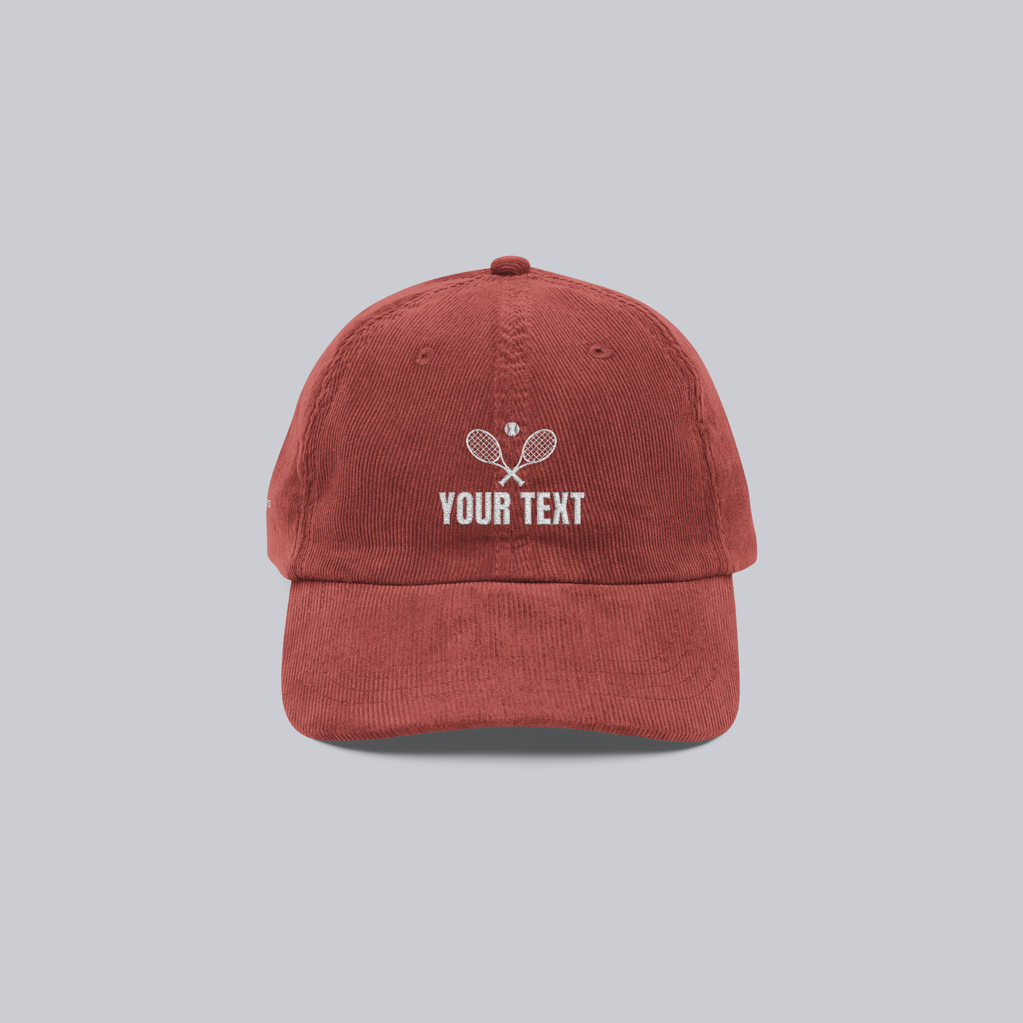 Personalized Vintage Corduroy Cap - Embroidered
