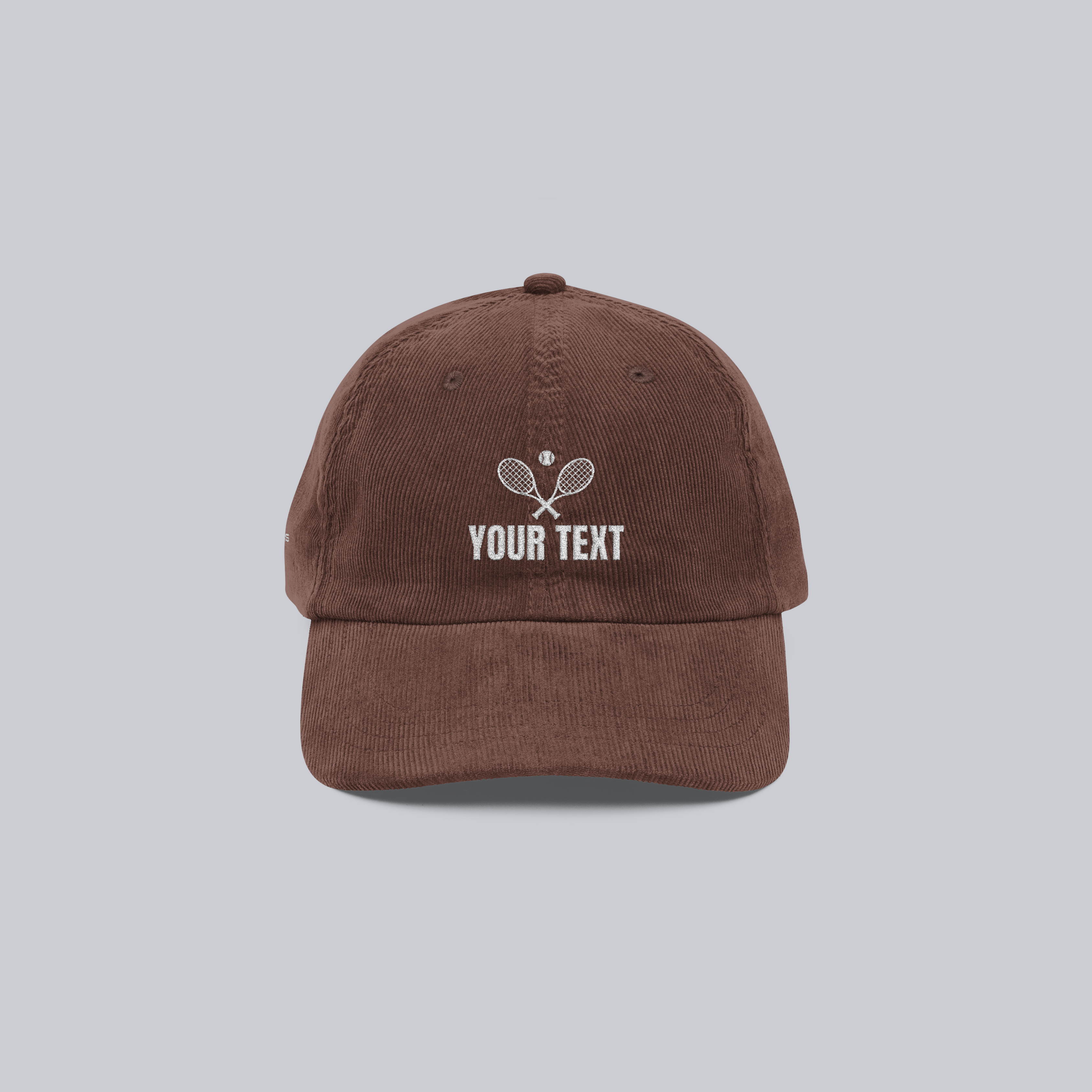 Personalized Vintage Corduroy Cap - Embroidered