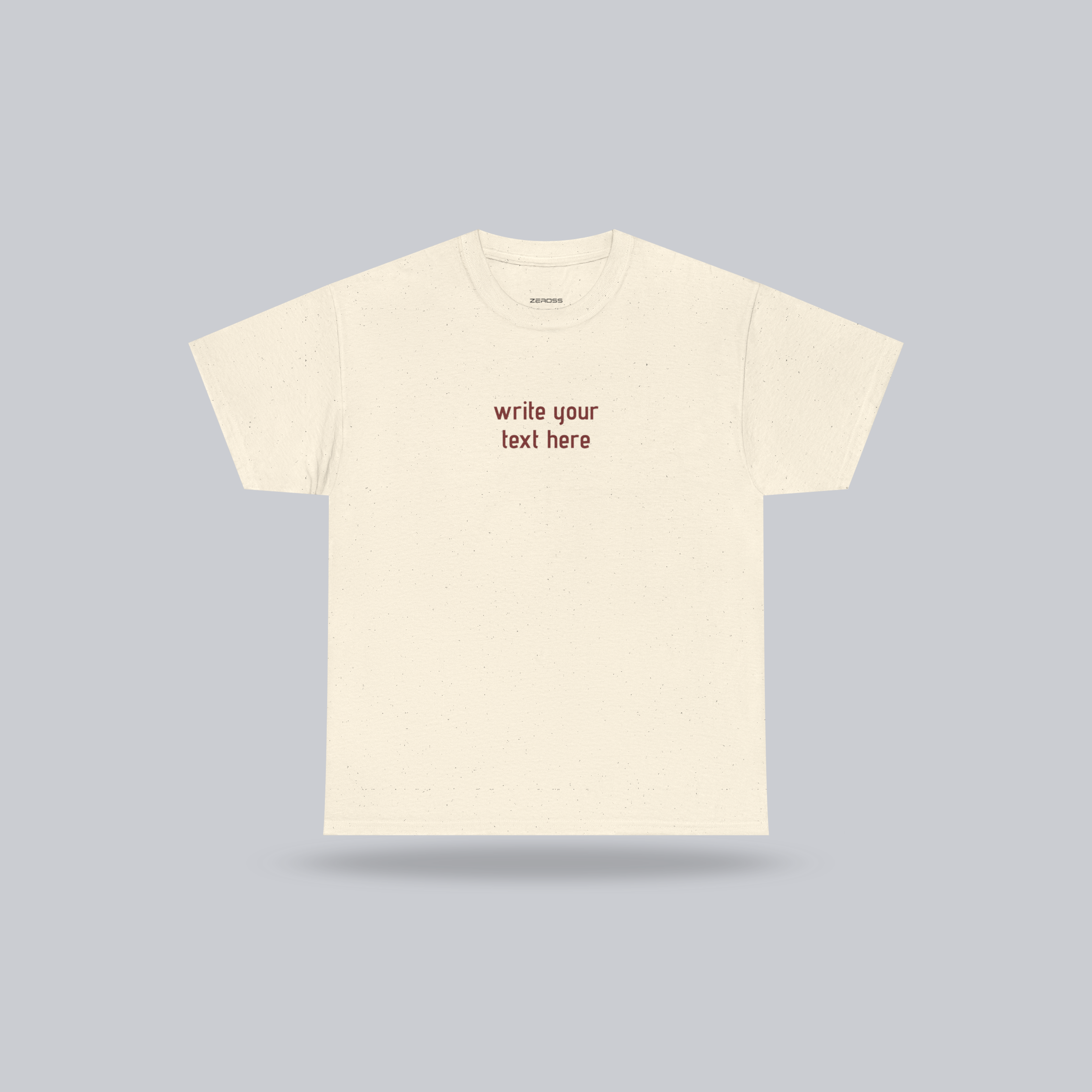 Personalized Custom Text T-Shirt – Create Your Own Message, Unisex Cotton Tee
