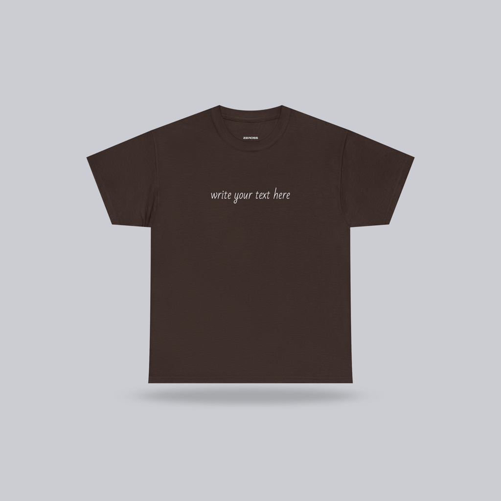 Personalized Custom Text T-Shirt – Wear Your Story | Unisex Cotton Tee