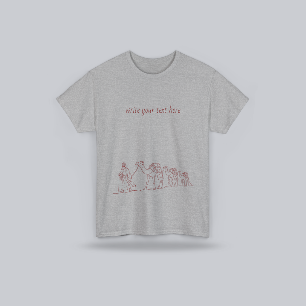 Custom Text T-Shirt, Create & Wear Your Story | Unisex Cotton Tee