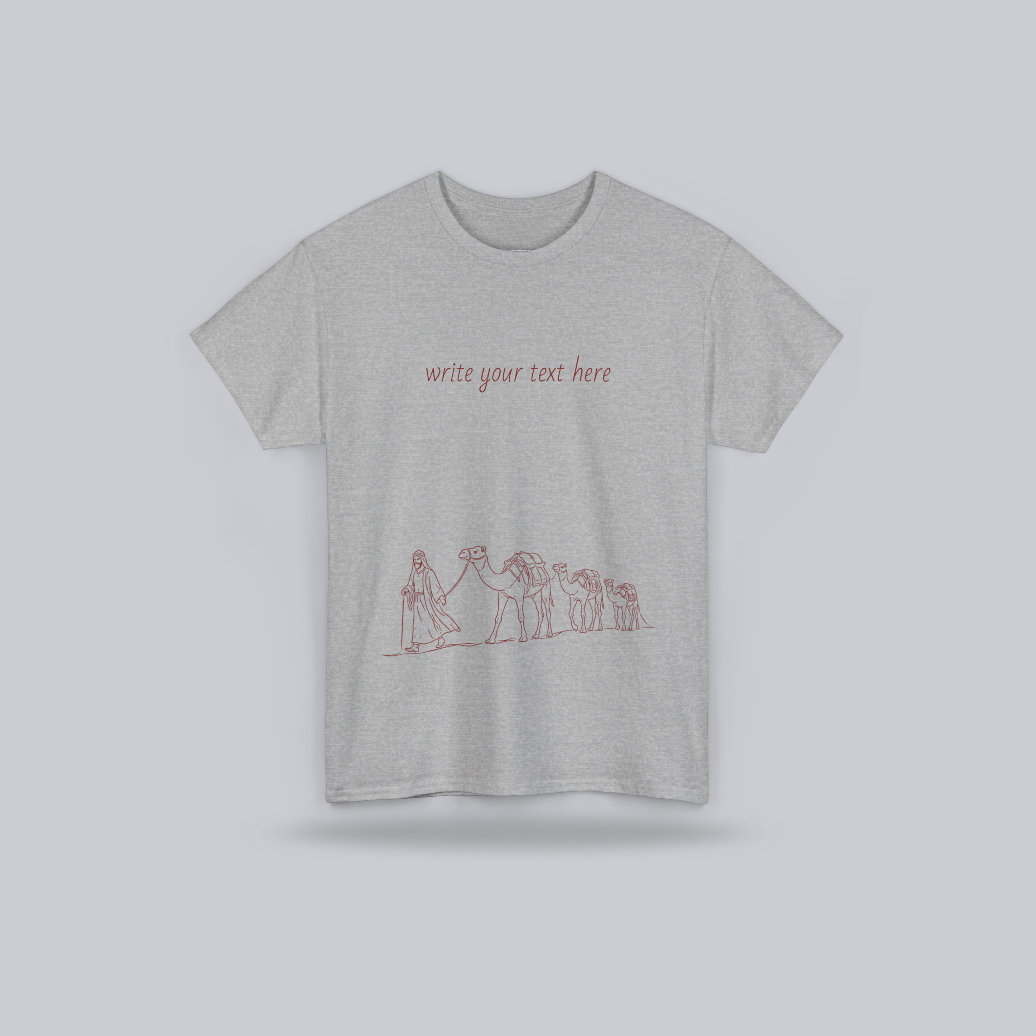 Custom Text T-Shirt, Create & Wear Your Story | Unisex Cotton Tee