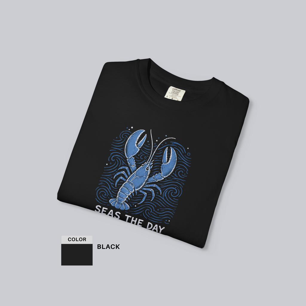 Seas The Day Lobster Unisex Tee