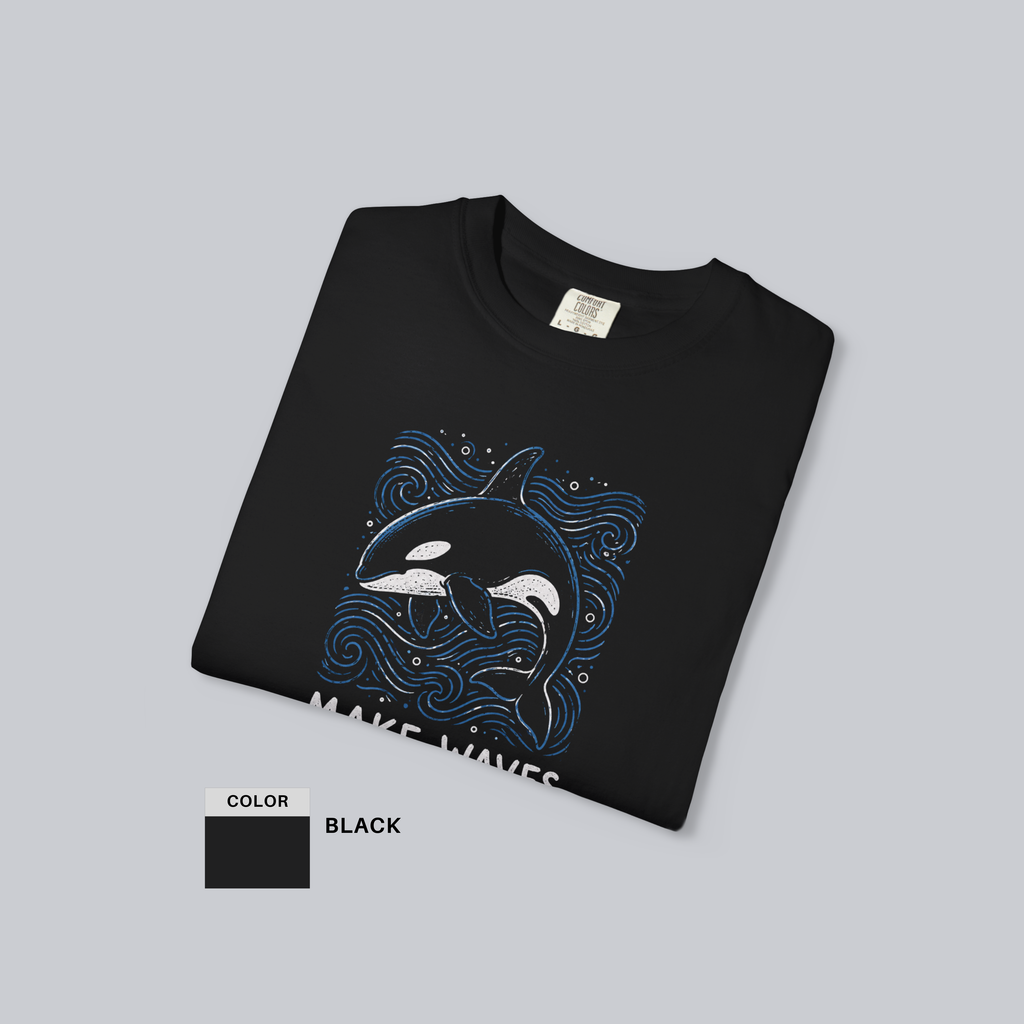 Make Waves Orca Unisex Tee