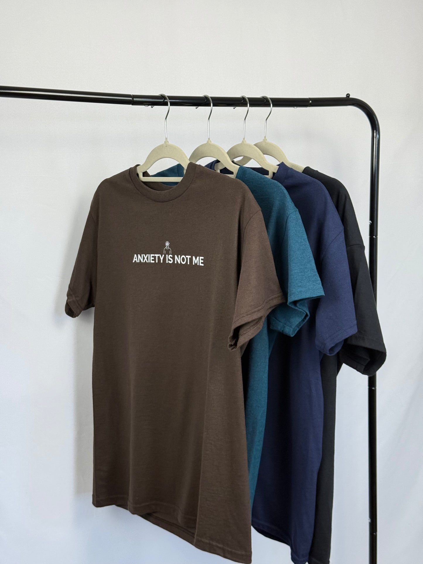 Anxiety Is Not Me – Unisex Heavy Cotton Mental Health Awareness T-Shirt